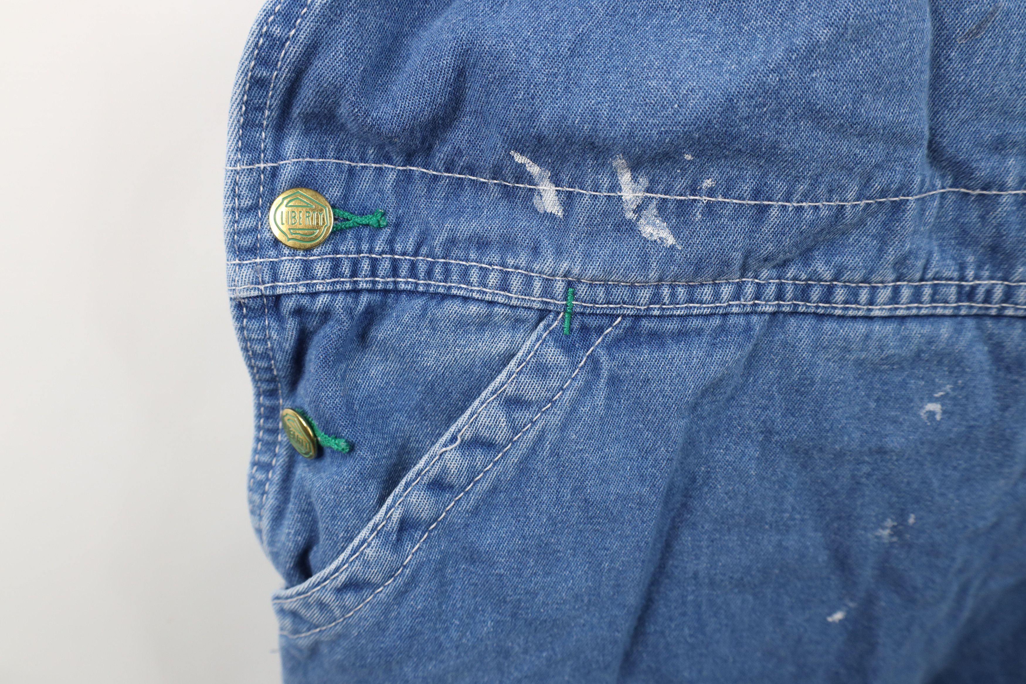 Vintage Vintage Y2K Streetwear Distressed Wide Leg Denim Overalls Size US 44 / EU 60 - 4 Thumbnail