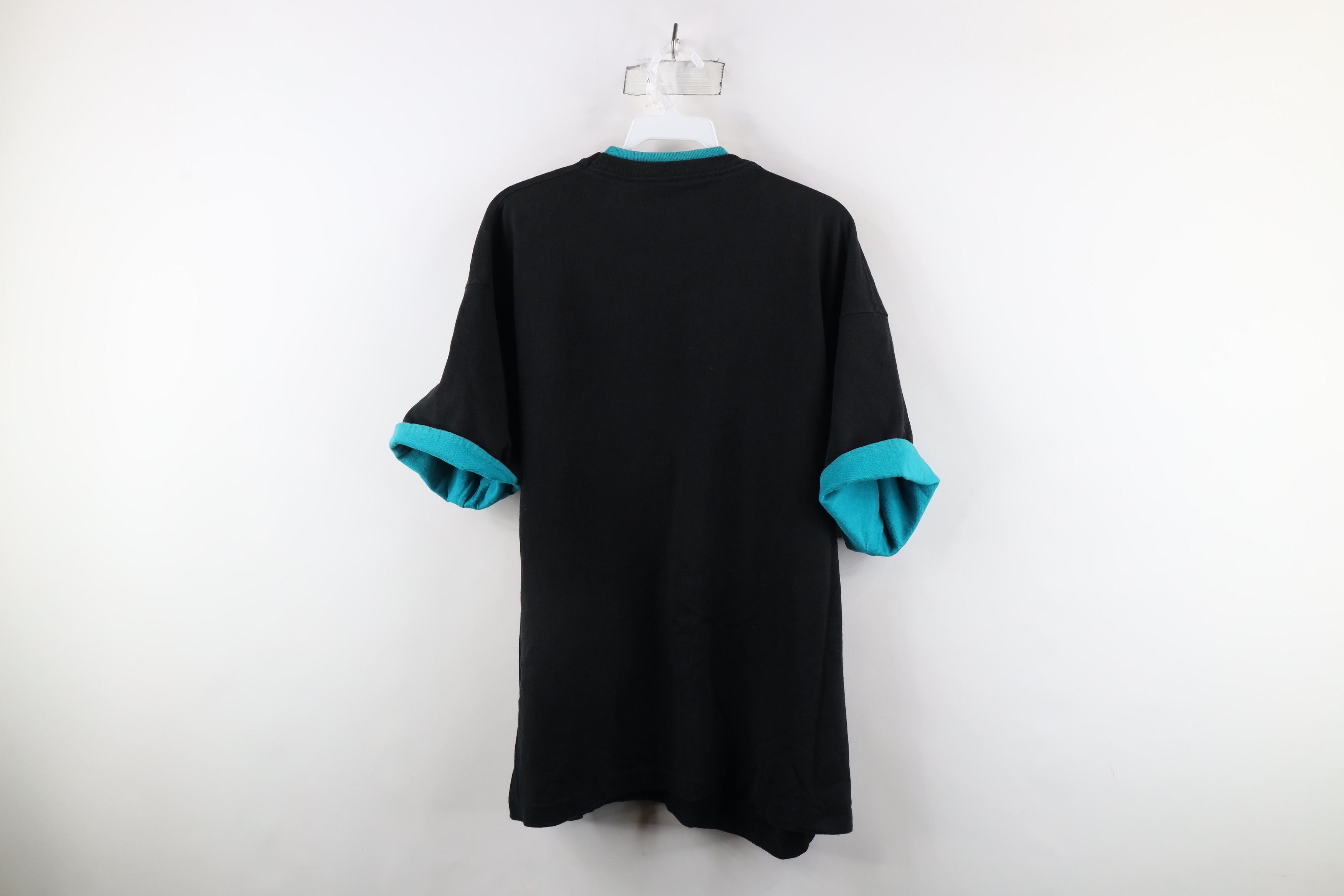 Vintage Vintage 90s Streetwear Short Sleeve T-Shirt Black USA Size US XL / EU 56 / 4 - 6 Thumbnail