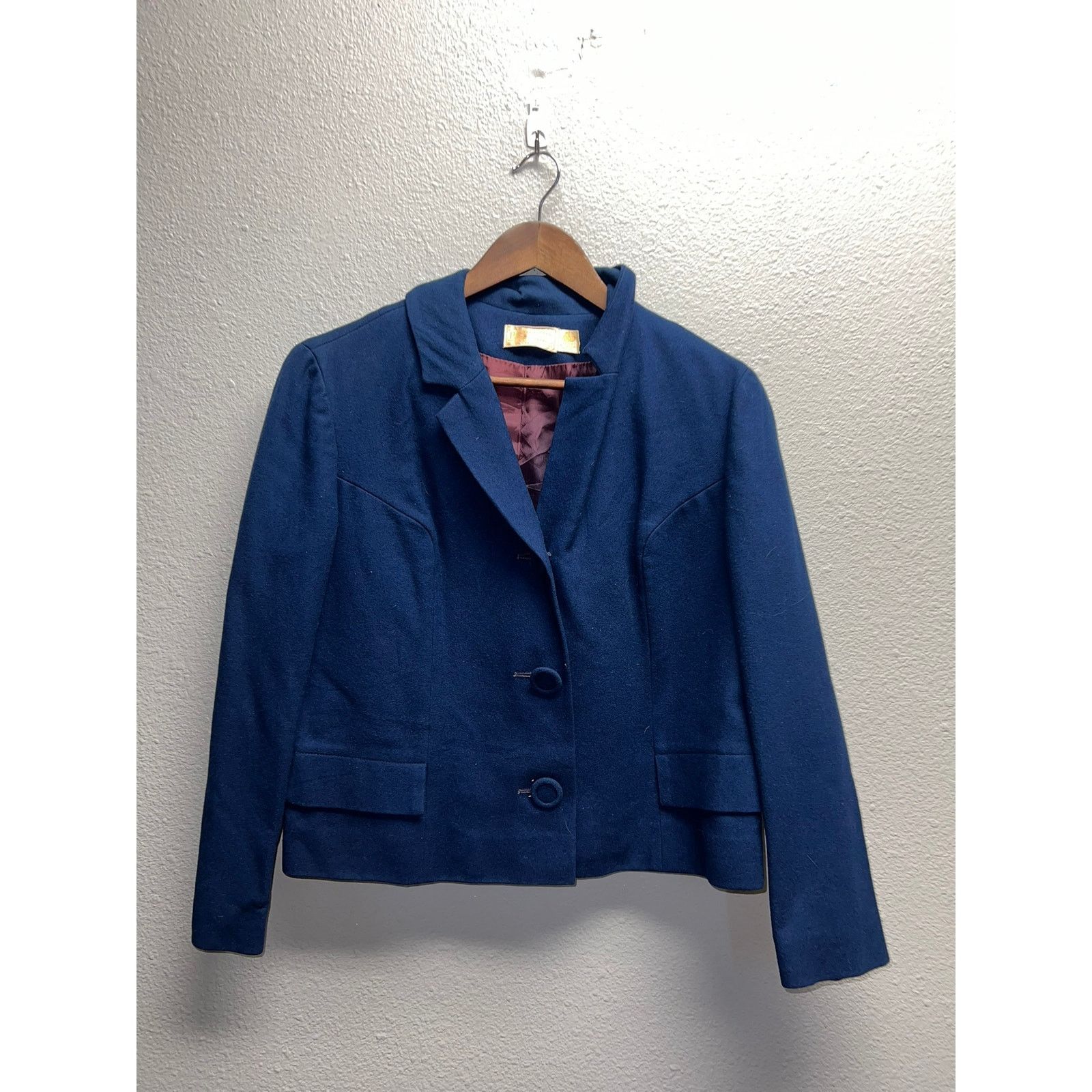 Vintage Womens Vintage Pendleton Blazer Jacket Virgin Wool 14 80s Size XL / US 12-14 / IT 48-50 - 1 Thumbnail