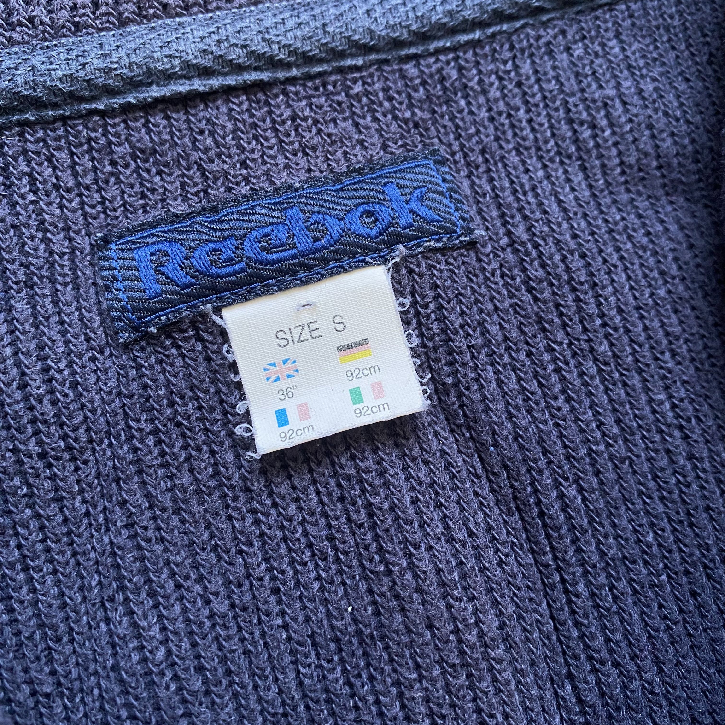 Reebok Vintage 90s Reebok sweatshirt Sun Faded 1/3 zip pullover Size US S / EU 44-46 / 1 - 8 Thumbnail