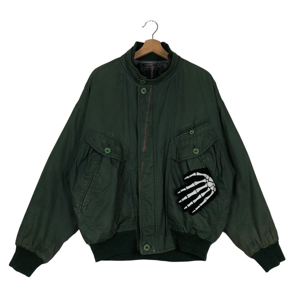 Japanese Brand 🔥Vintage Bomber Jacket Lancel Paris Size US L / EU 52-54 / 3 - 2 Thumbnail