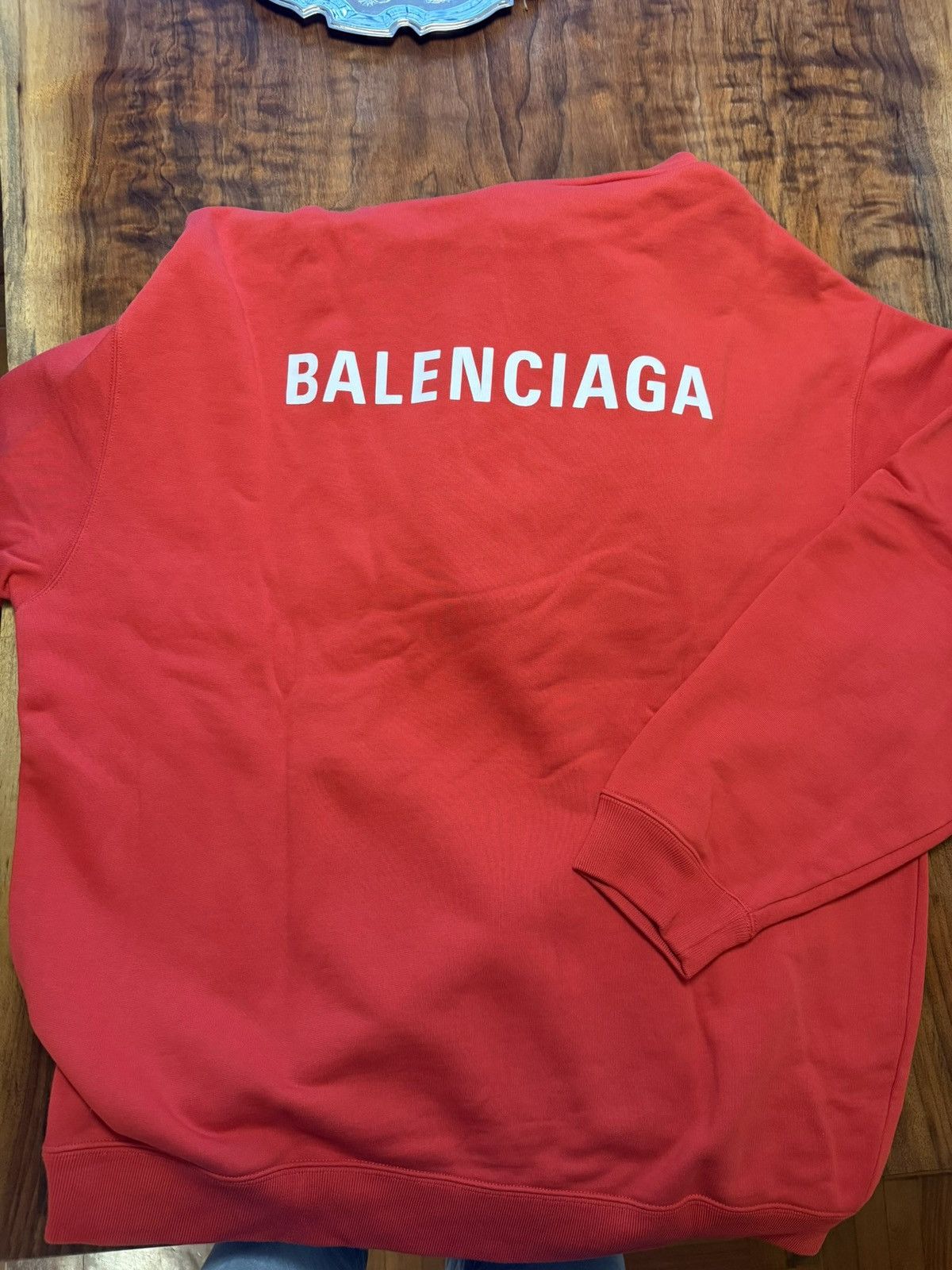 Balenciaga Balenciaga hoodie in red Size US M / EU 48-50 / 2 - 6 Thumbnail