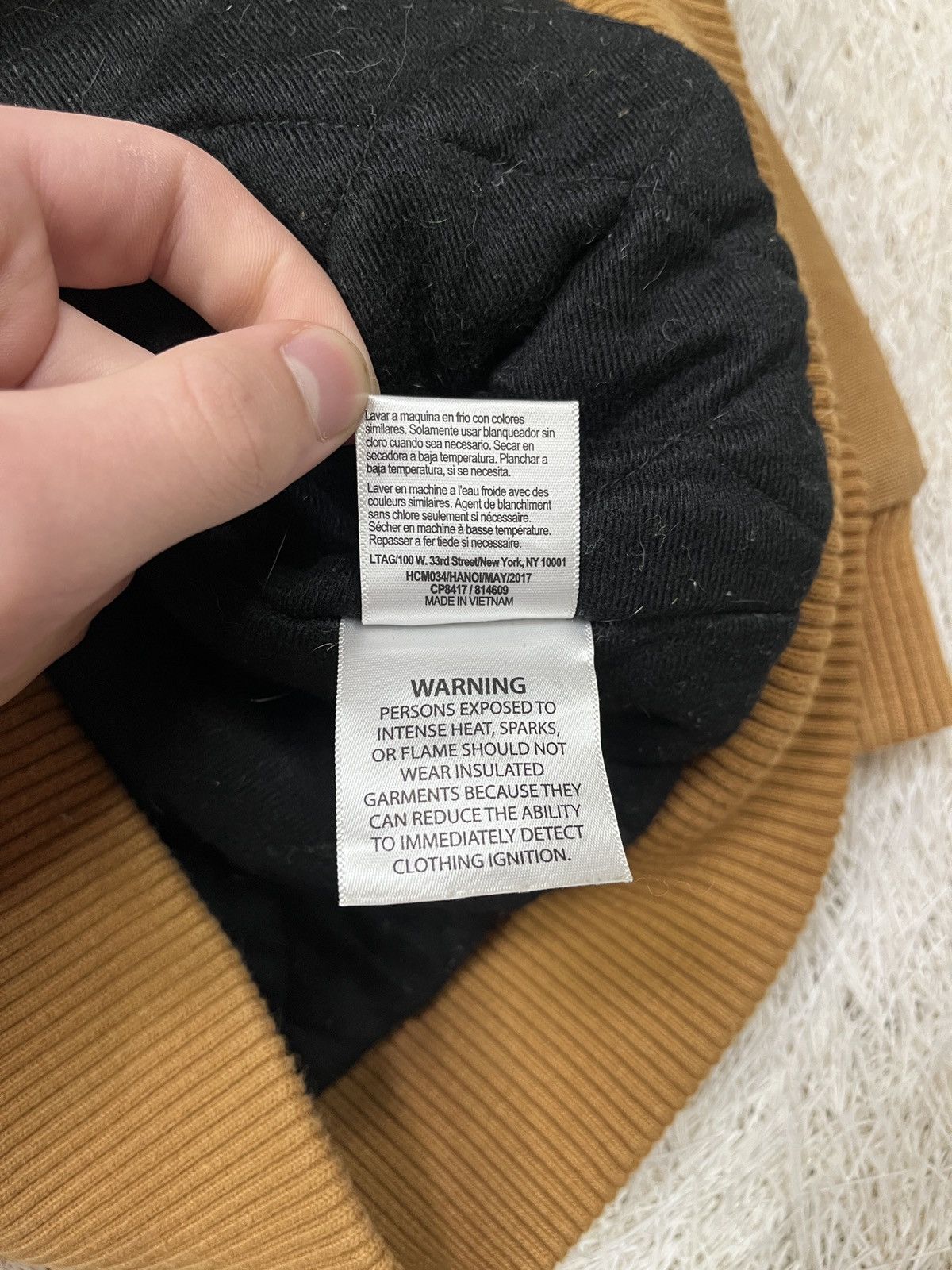 Carhartt Carhartt Active Jacket Hooded Full Zip Coat Youth XL Mens S Size US S / EU 44-46 / 1 - 7 Thumbnail