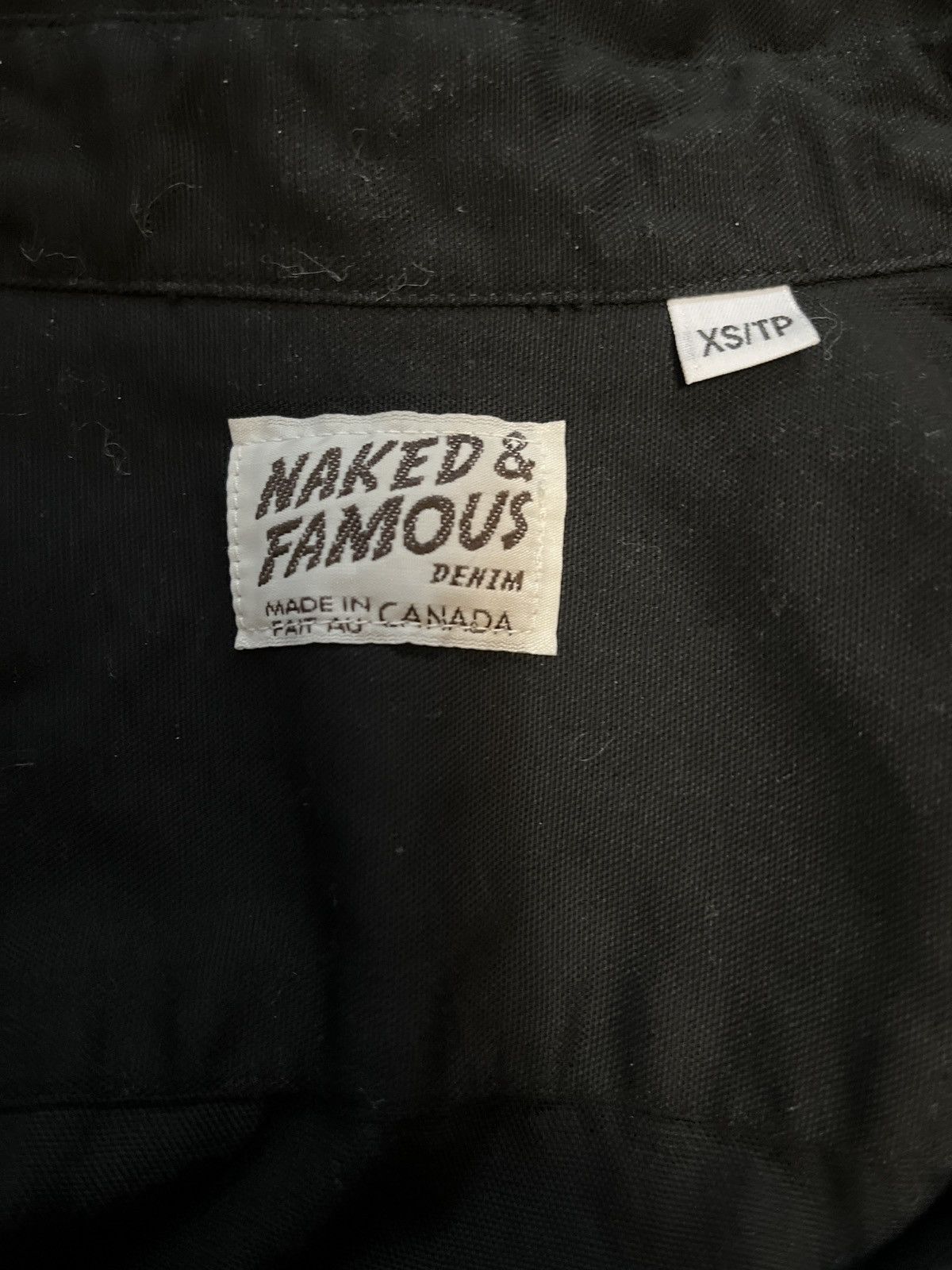 Naked & Famous Naked and Famous black Oxford Size US XS / EU 42 / 0 - 3 Thumbnail