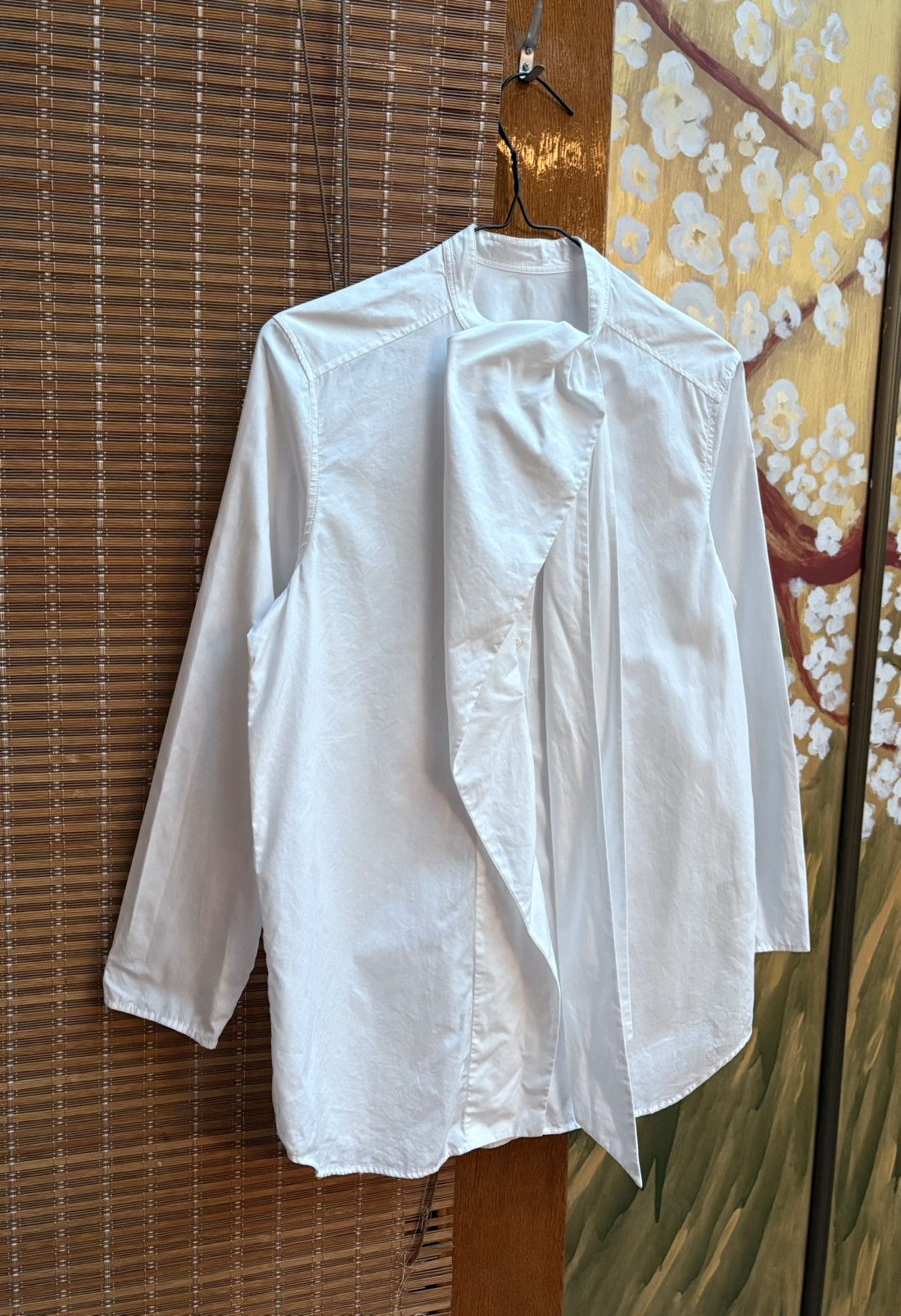 Acne Studios Acne Studios Bianca Dry Poplin Shirt Overlap Front Size 38 Size XS / US 0-2 / IT 36-38 - 4 Thumbnail