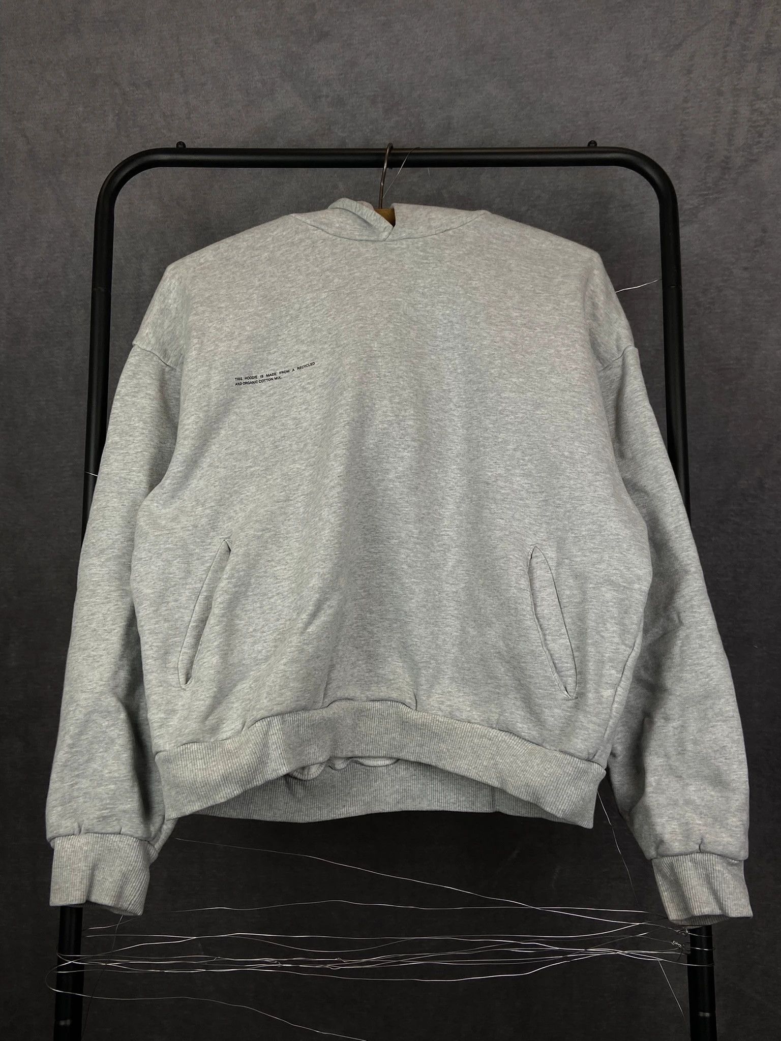 Pangaia Pangaia Women Hoodie Grey Kangaroo Pocket Size M / US 6-8 / IT 42-44 - 1 Thumbnail