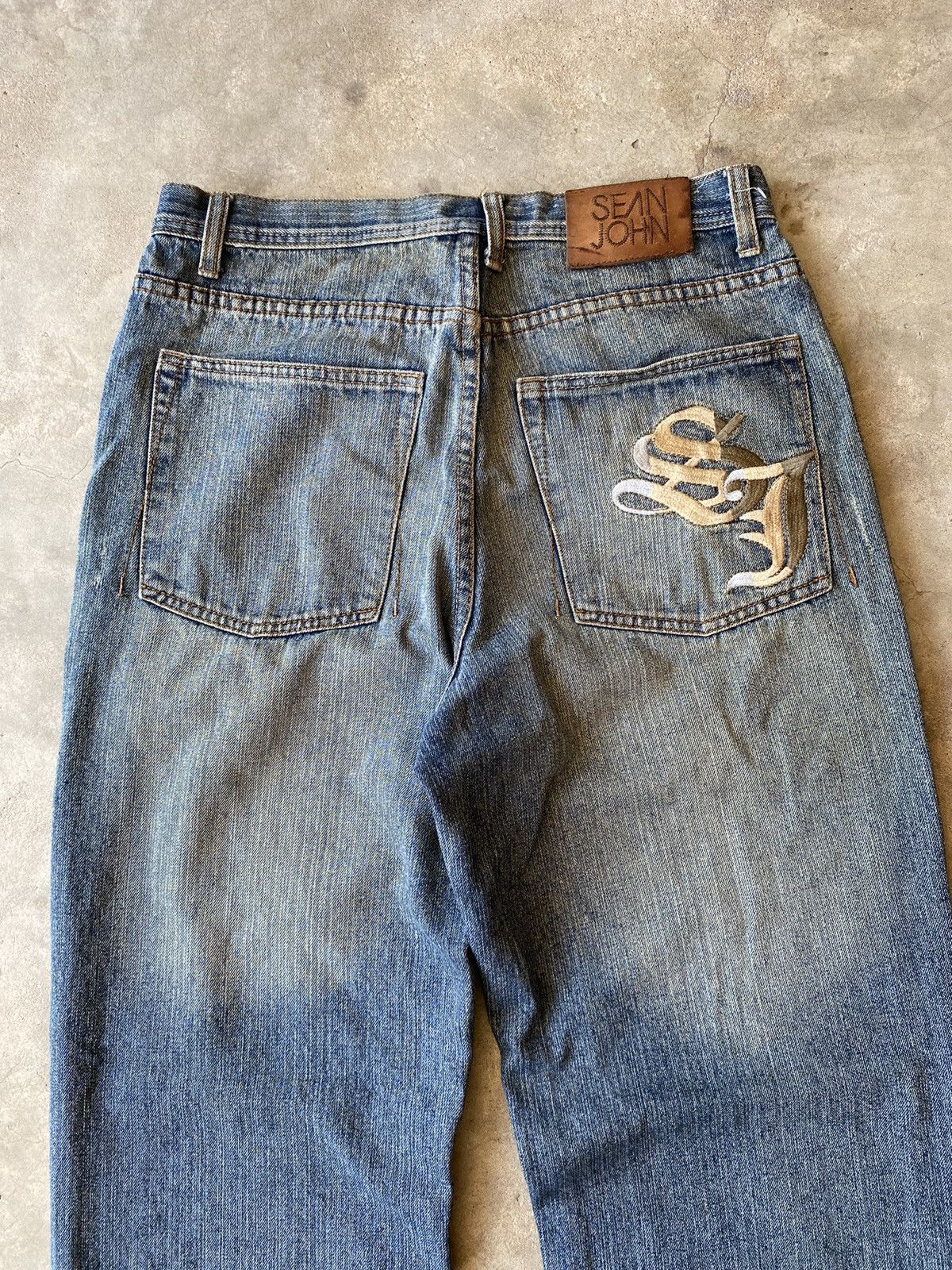Beauty Beast × If Six Was Nine × Sean John y2k sean john jeans pant embroidery Size US 32 / EU 48 - 2 Thumbnail