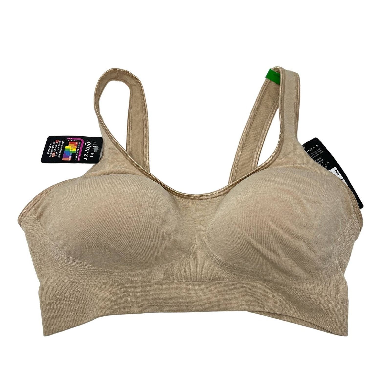 Bali NWT Cool Comfort Smooth Shaping Padded Bra Size L Tan in Brown, Women's