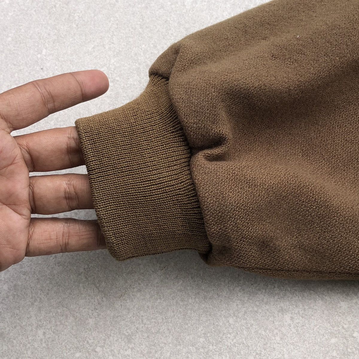 Vintage Vintage University Shop Men’s Brown Bomber Jacket Size US M / EU 48-50 / 2 - 10 Thumbnail