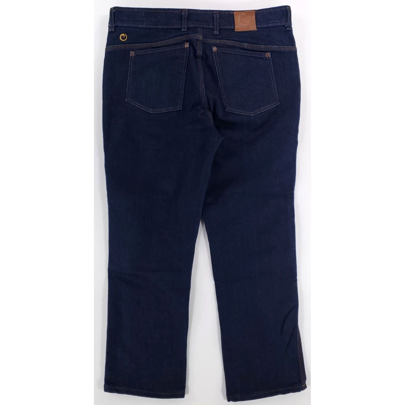 Vintage Origin Jeans Made USA Legit Fit Mens Jeans 39 x 28.5 Blue Straight Size US 39 - 6 Thumbnail