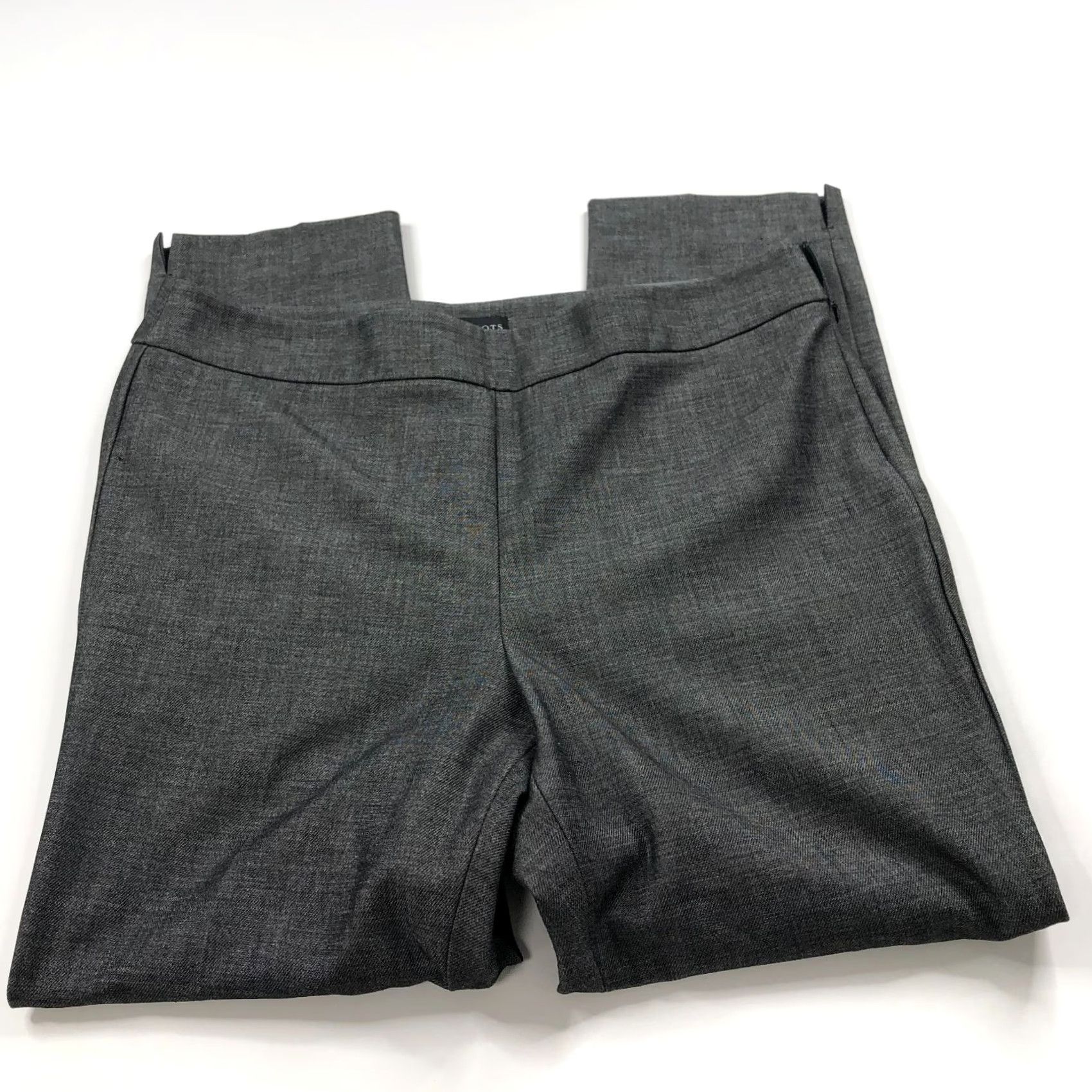 Talbots Talbots Chatham Ankle 14 NEW (Fit 37W 29L) Women High Rise Dress Pants Gray Size 36" / US 14 / IT 50 - 3 Thumbnail