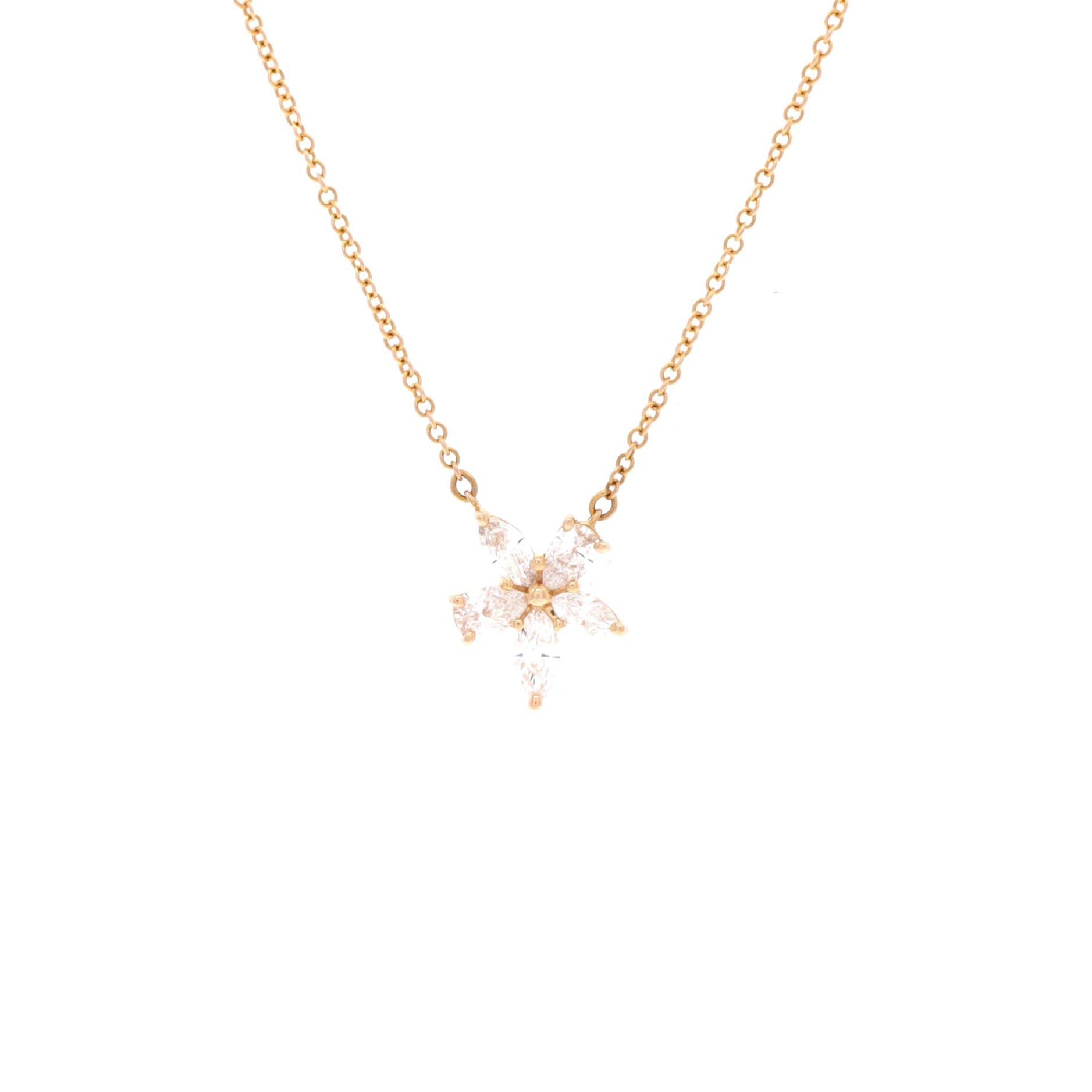 Tiffany & Co. Victoria Mixed Cluster Pendant Necklace Size ONE SIZE - 1 Thumbnail