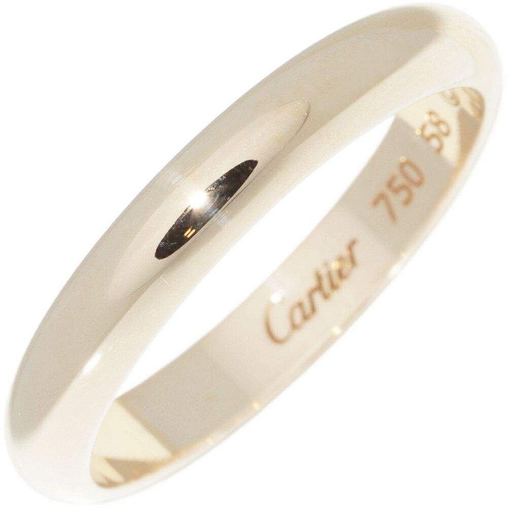Cartier Cartier Cartier 1895 Wedding Ring Au750 Ring Size 17 Precious Metal Ring B40312 DUTY FREE for USA Size ONE SIZE - 1 Thumbnail