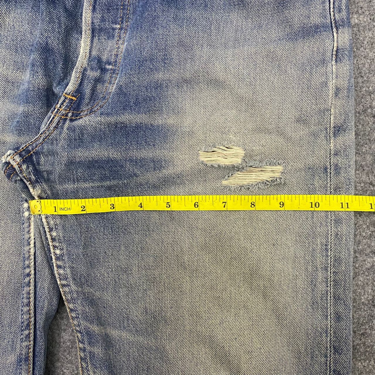 Levi's 💥Vintage 90s Levis 501 Distressed denim Kurt Cobain Style Size US 32 / EU 48 - 6 Thumbnail