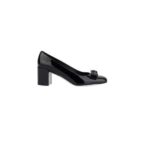 Salvatore Ferragamo o1s1rm0526 Patent Leather Pumps in Black Size US 6 / IT 36 - 1 Thumbnail