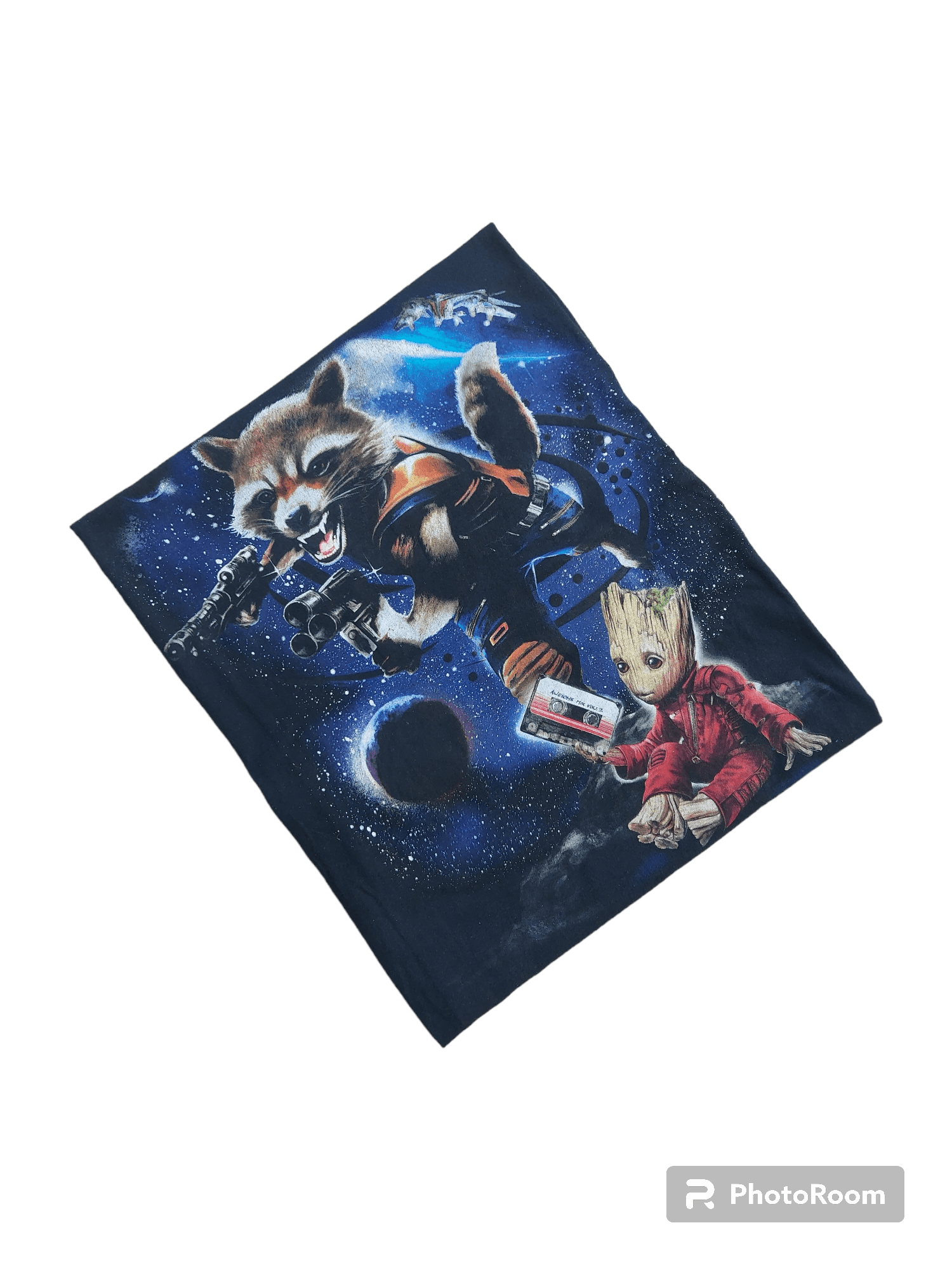 Marvel Comics 💥Marvel Guardians of The Galaxy Rocket and Groot T Shirt Size US XXL / EU 58 / 5 - 3 Thumbnail