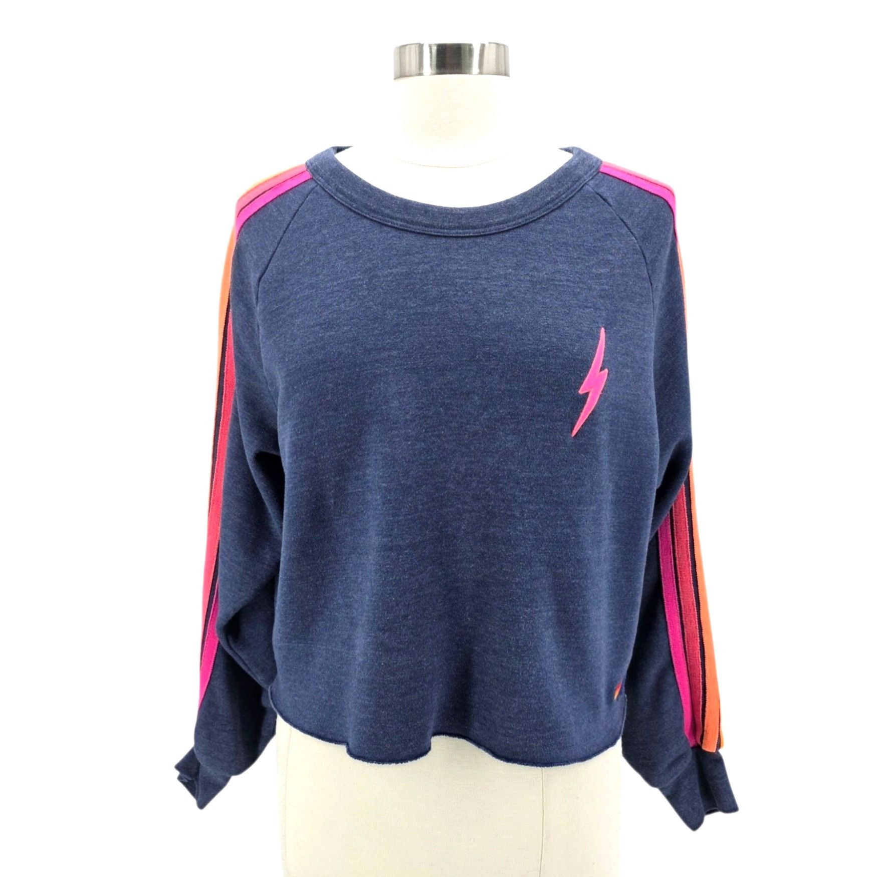 Aviator Nation Aviator Nation Womens Large Sweatshirt Bolt Cropped Classic Size L / US 10 / IT 46 - 1 Thumbnail