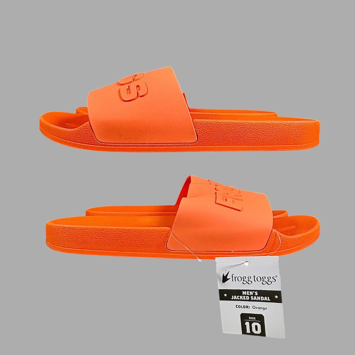 Other Frogg Toggs Men’s Jacked Orange Slides Sz 10 Size US 10 / EU 43 - 8 Thumbnail