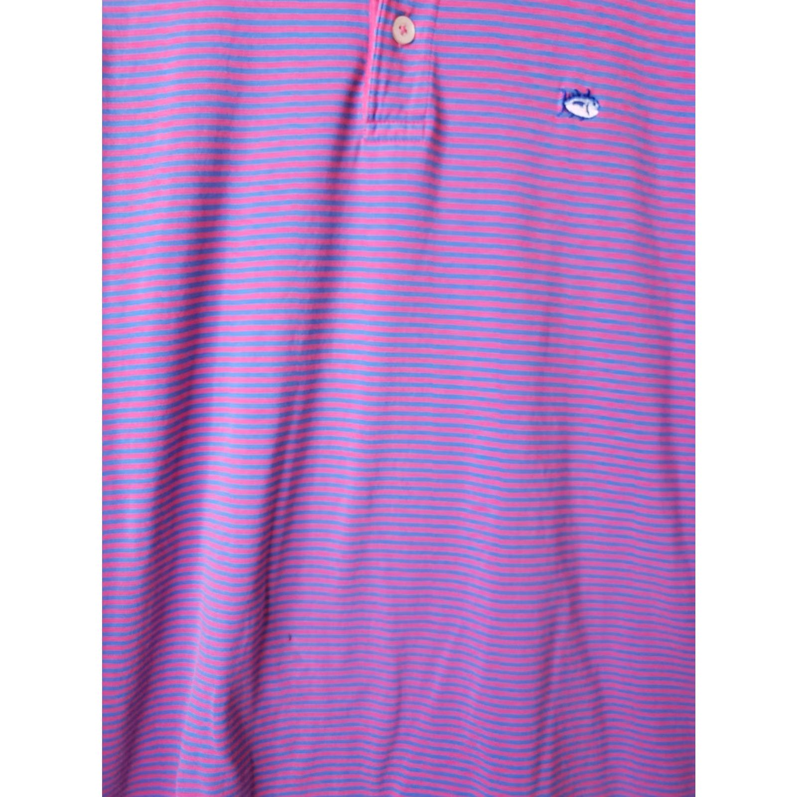 Southern Tide Southern Tide Skipjack Shirt Polo S/S Men XL Striped Pink & Blue Golf Shirt Size US XL / EU 56 / 4 - 5 Thumbnail