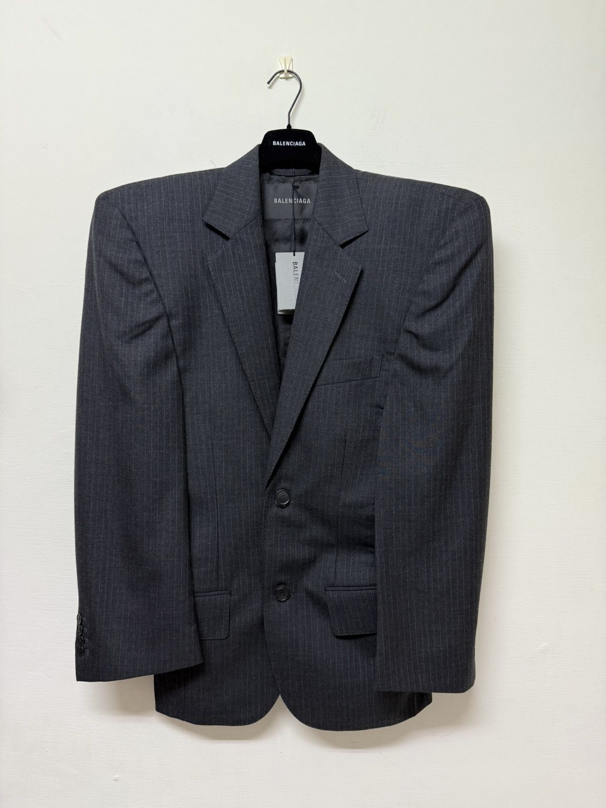 Balenciaga BALENCIAGA CUT AWAY BOXY JACKET Size S / US 4 / IT 40 - 1 Thumbnail