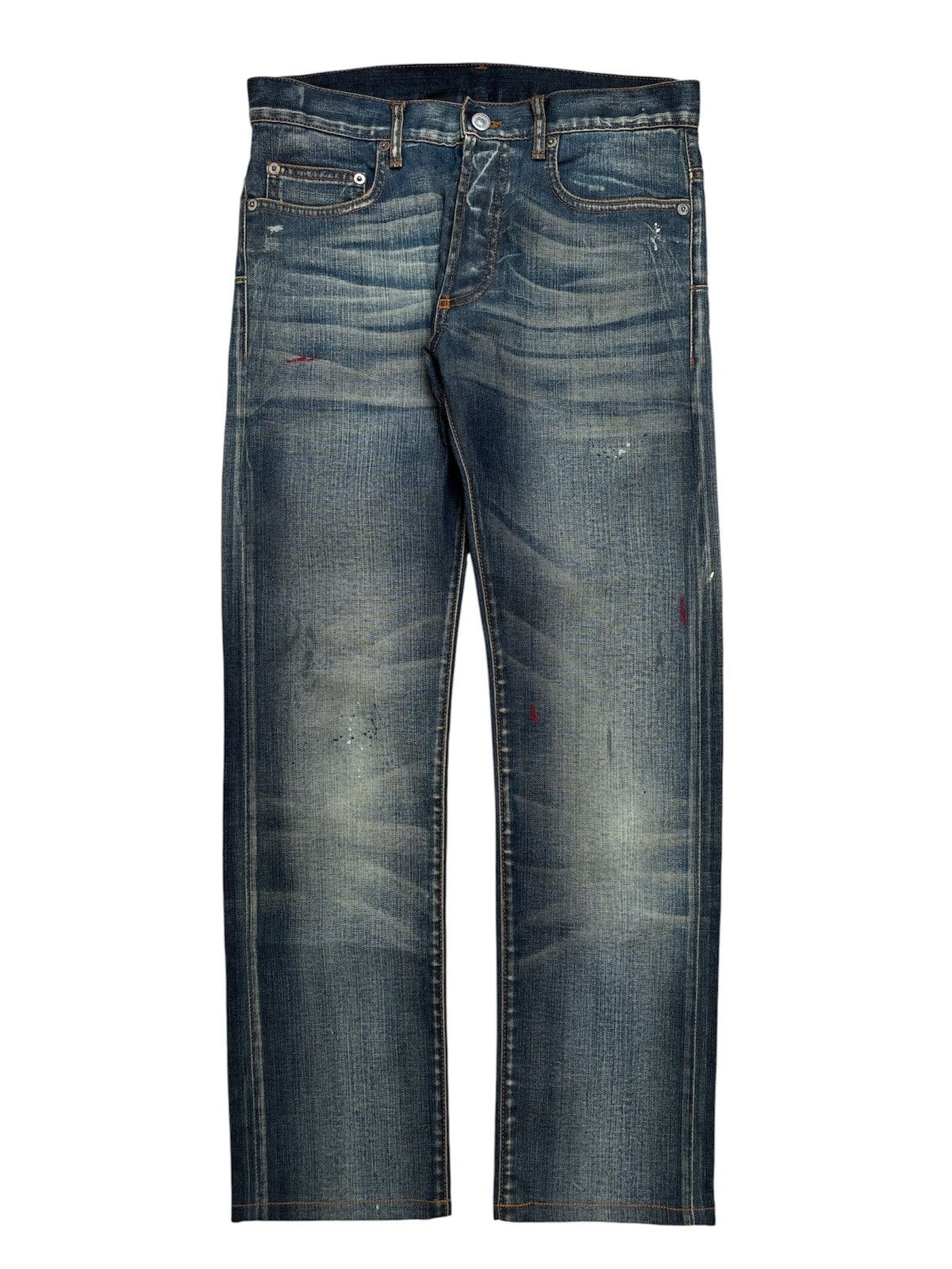 Dior Hedi Slimane Clawmark Indigo Denim Jeans Size US 29 - 1 Thumbnail