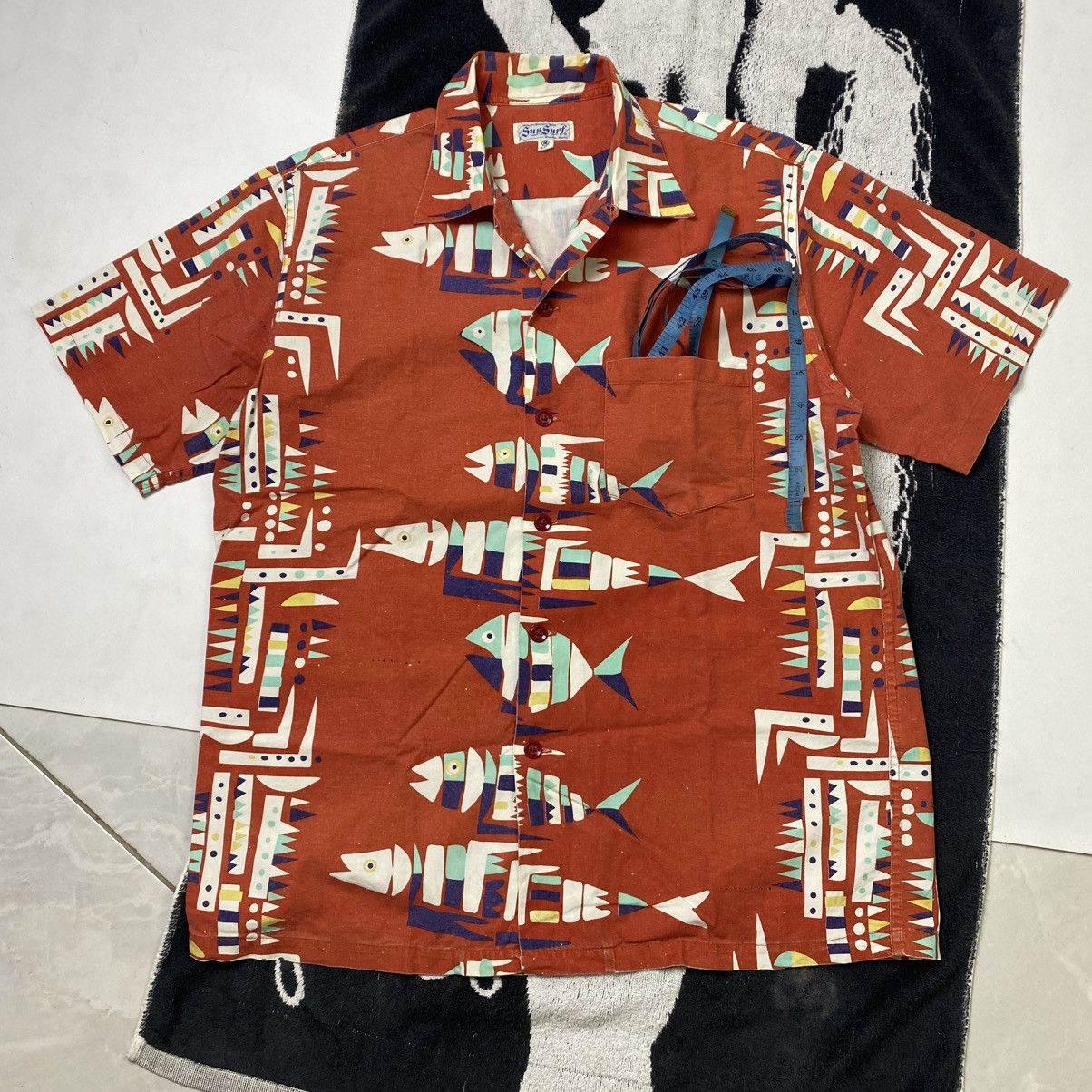 Sun Surf Vintage Sun surf short sleeve loop collar shirt Size US M / EU 48-50 / 2 - 2 Thumbnail