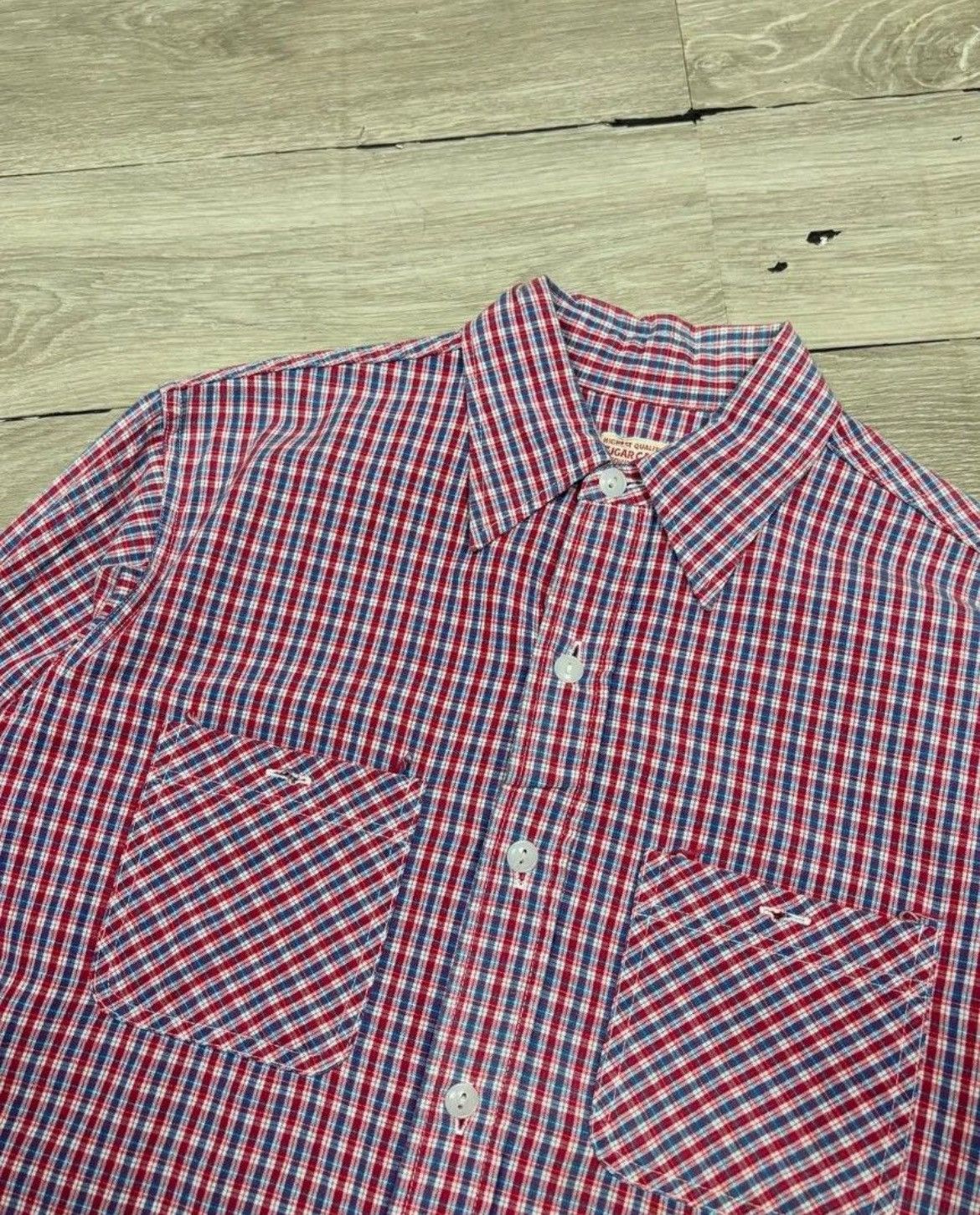 Sugar Cane × Toyo Enterprises Sugarcane Plaid Shirt Size US L / EU 52-54 / 3 - 3 Thumbnail
