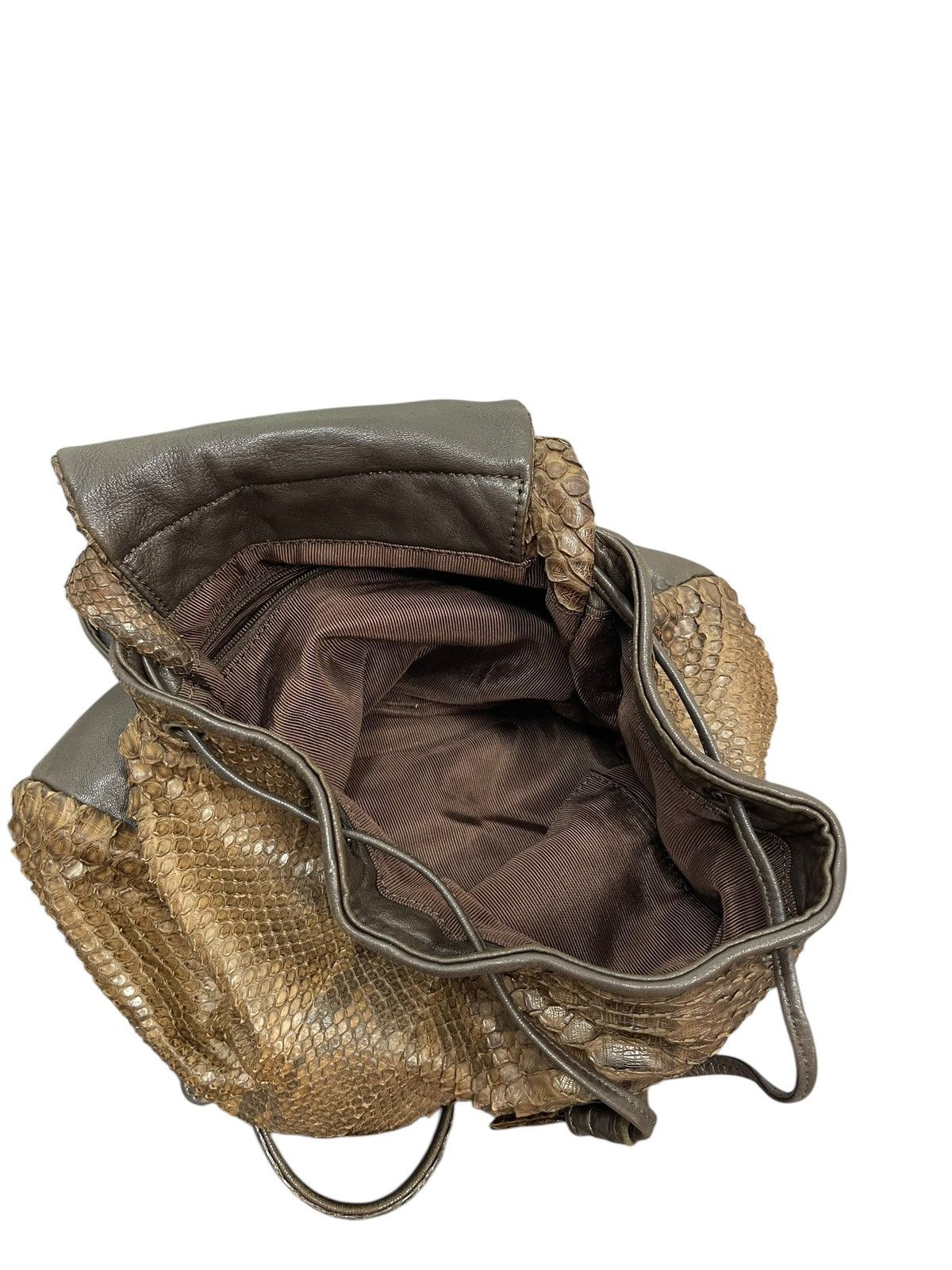 Genuine Leather Phyton Skin Arukan Takaya Backpack prad julius miri 1🟩1 Size ONE SIZE - 18 Thumbnail