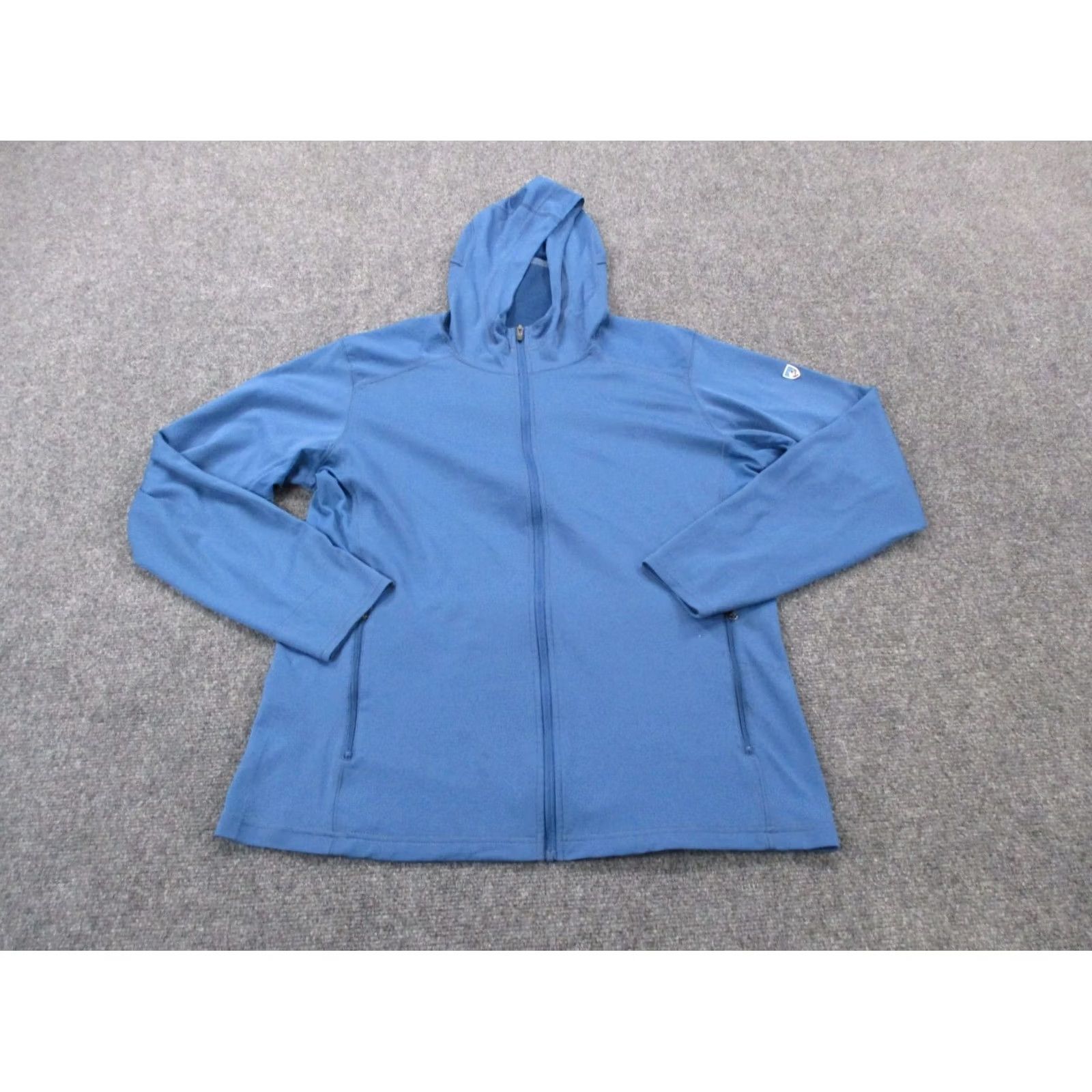 Vintage Kuhl Jacket Womens M Blue Lightweight Shadow Hiking Hoodie Outdoors Size M / US 6-8 / IT 42-44 - 2 Thumbnail
