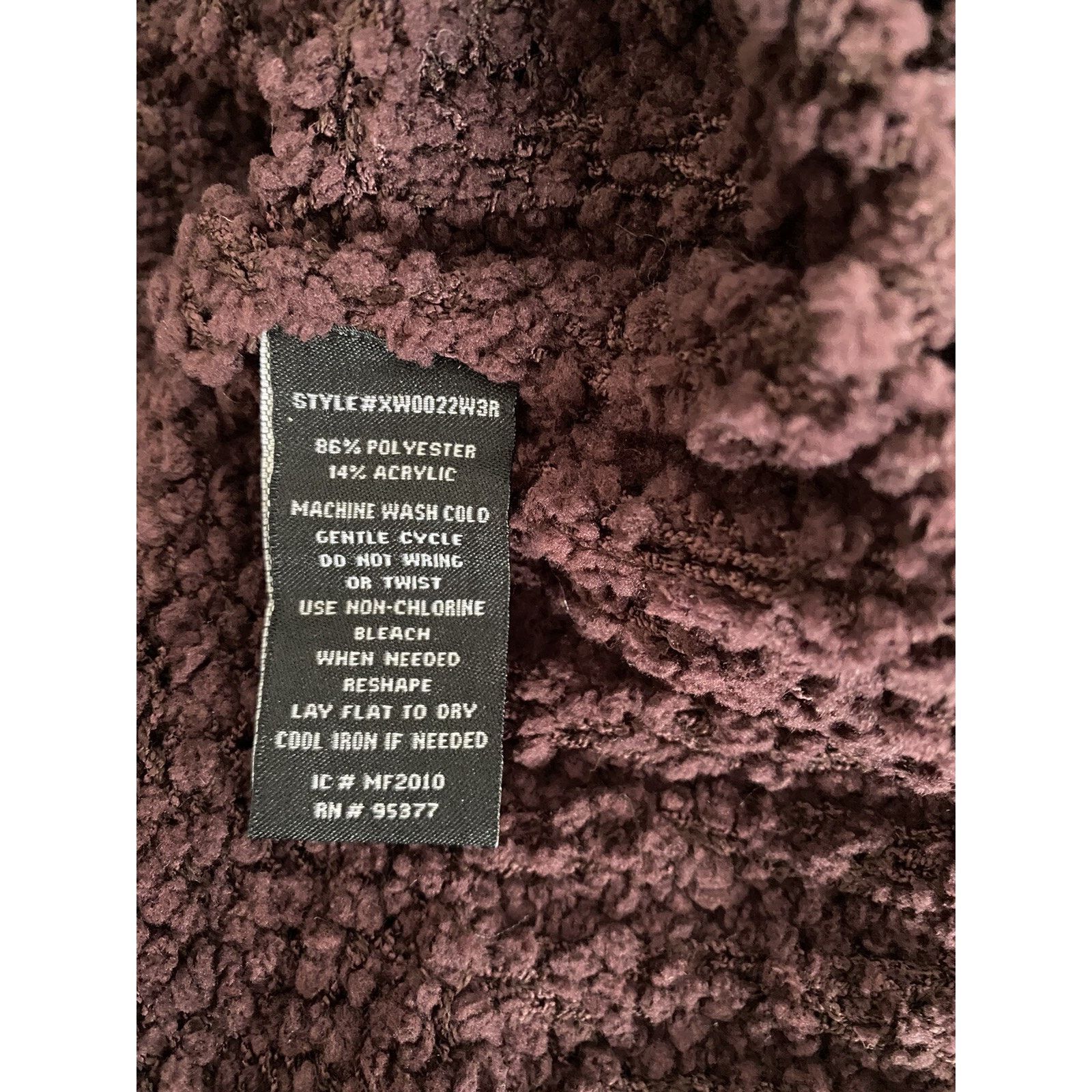 Sanctuary Sanctuary Popcorn Crew neck Amethyst Wine purple L A003023 Size L / US 10 / IT 46 - 5 Thumbnail