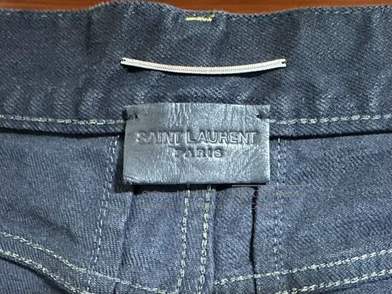 Saint Laurent Paris Saint Laurent Paris Black Oil Stain Destroyed Denim Pants Size US 29 - 4 Thumbnail