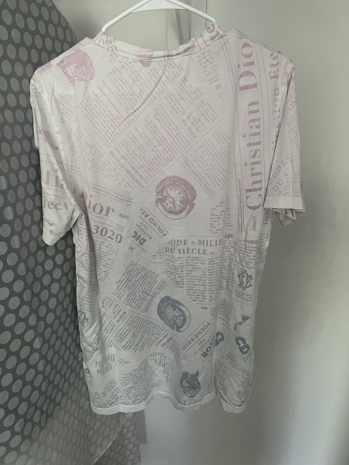 Dior Dior newspaper T shirt Size US L / EU 52-54 / 3 - 6 Thumbnail