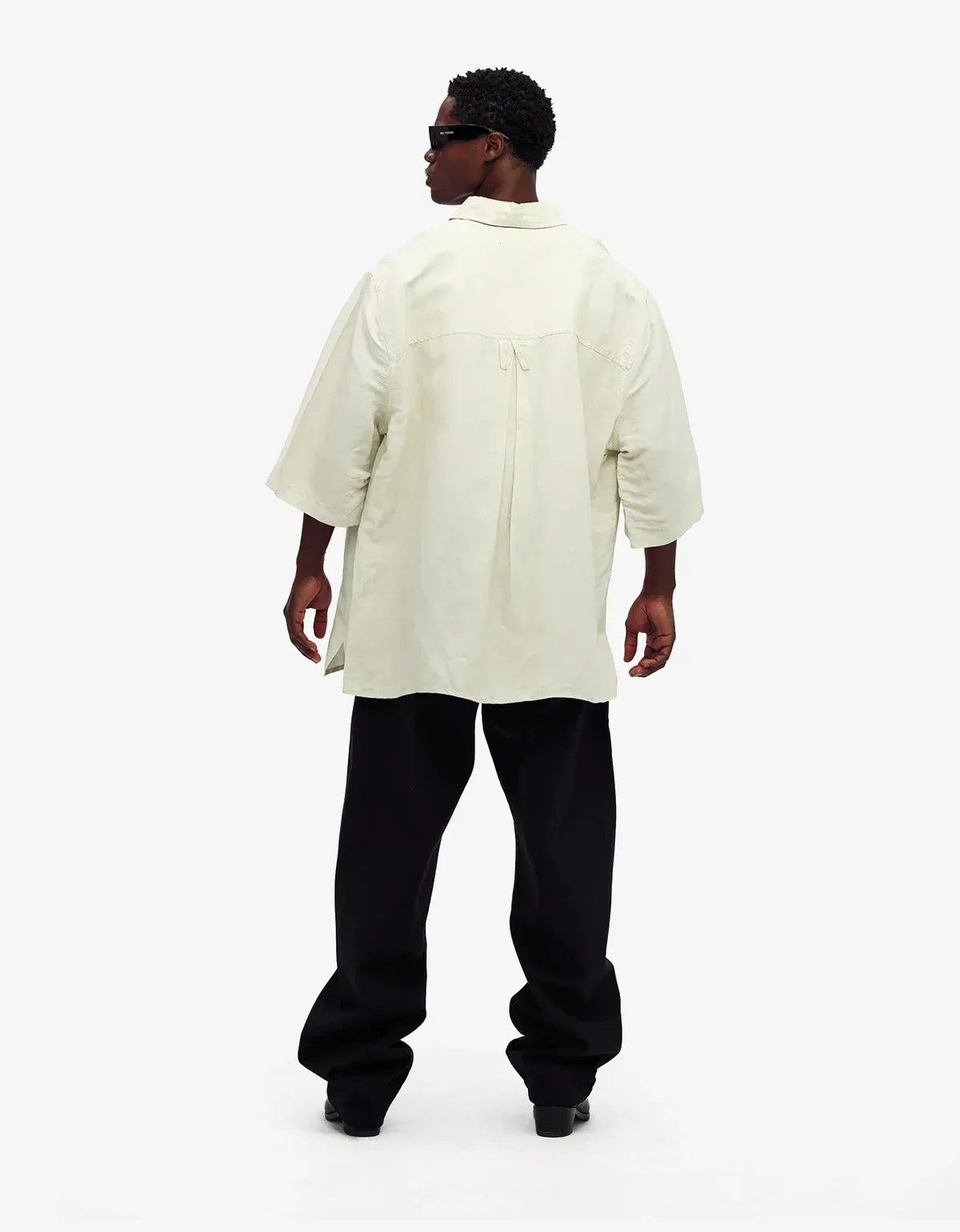 Willy Chavarria Willy Chavarria White SS Corcoran Shirt Size US M / EU 48-50 / 2 - 5 Thumbnail