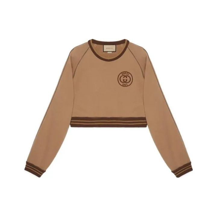 Gucci Gucci SS23 Color-Blocked Cropped Sweatshirt Size XXS / US 00 / IT 34 - 1 Thumbnail