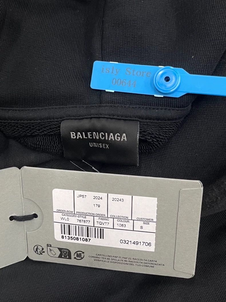 Balenciaga Balenciaga Alphabetic printed hooded pullover long sleeve Size US S / EU 44-46 / 1 - 5 Thumbnail