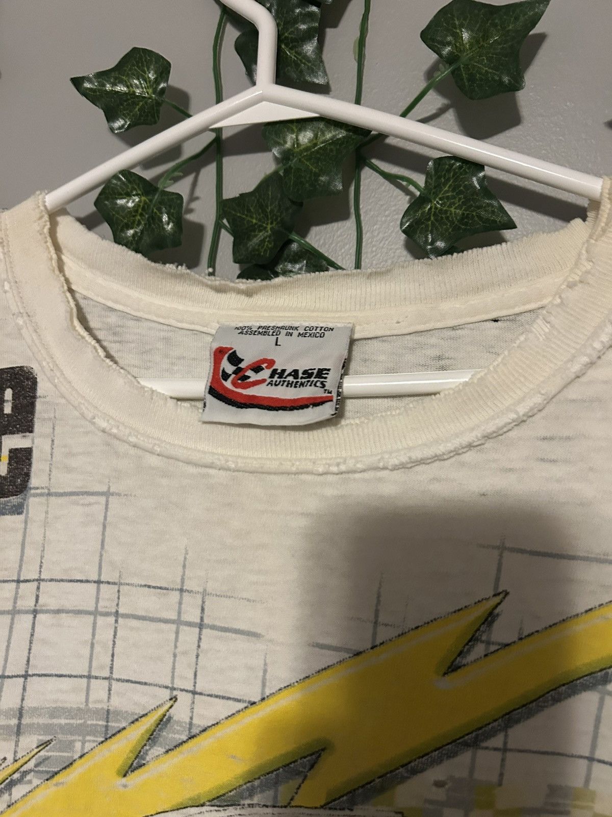 Chase Authentics Vintage Nascar AOP Dale Jarrett Distressed Graphic Tee Size US L / EU 52-54 / 3 - 2 Thumbnail