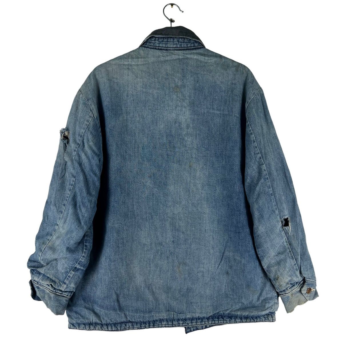 Vintage 🔥VINTAGE CHORE DENIM JACKET BLANKET LINING TOYO ENTERPRISE Size US M / EU 48-50 / 2 - 5 Thumbnail