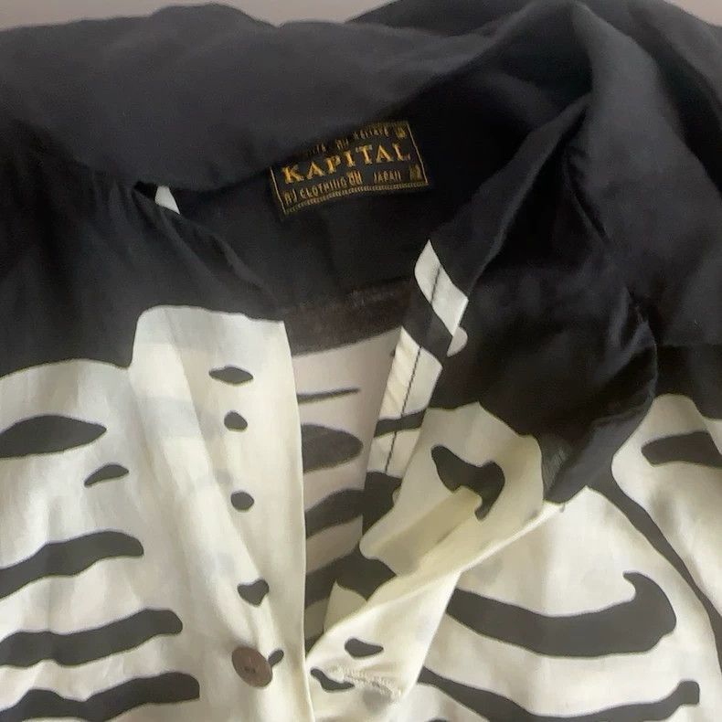 Kapital KAPITAL Skeleton Print Black Jacket Size US M / EU 48-50 / 2 - 3 Thumbnail