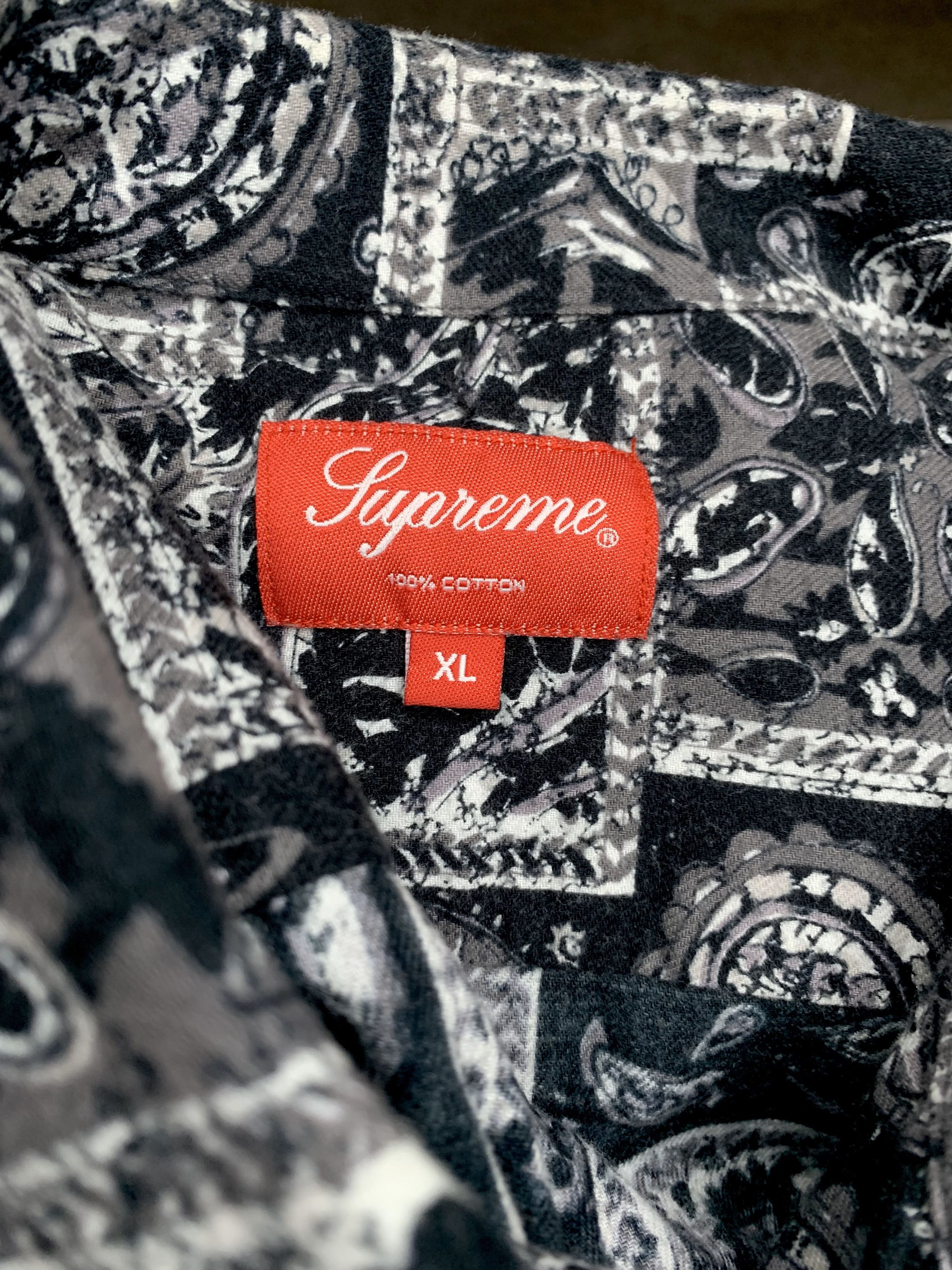 Supreme Supreme SS16 Broken Paisley Flannel Zip (XL) Size US XL / EU 56 / 4 - 5 Thumbnail