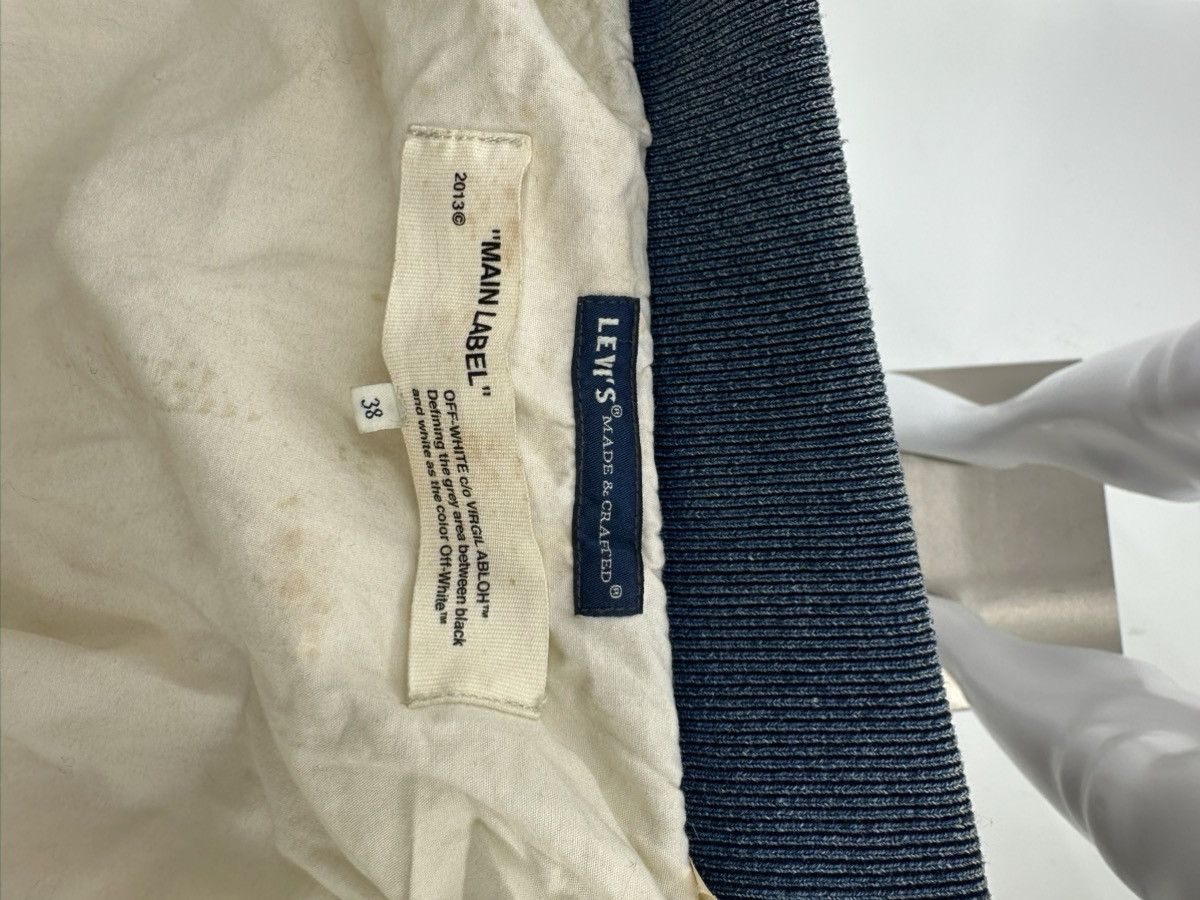 Levi's Made & Crafted × Off-White Levis x Off-White Denim Jacket Size S / US 4 / IT 40 - 10 Thumbnail