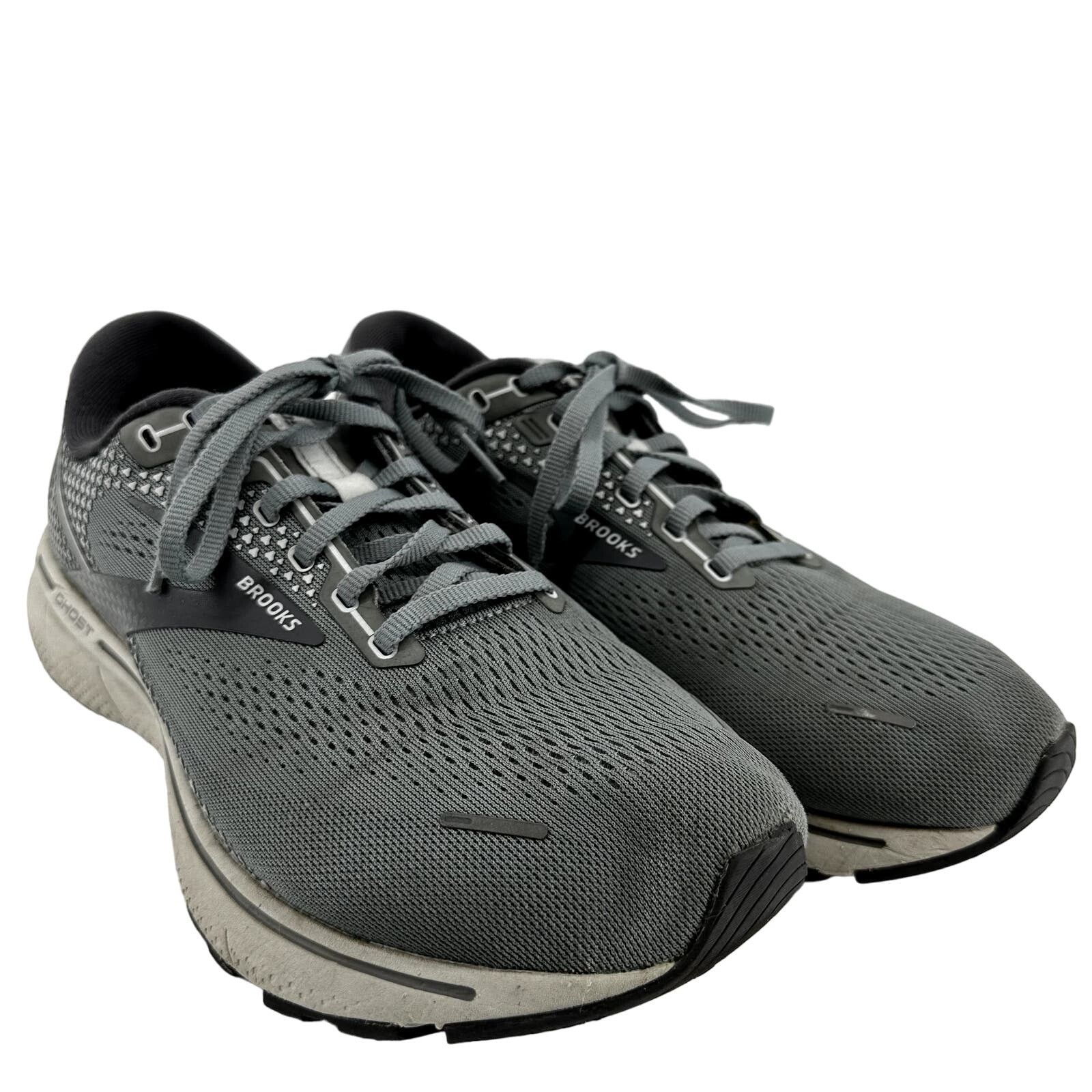 Brooks Brooks Ghost 14 Running Shoes Mesh Low Lace Up Gray 10 4E Size US 10 / EU 43 - 2 Thumbnail