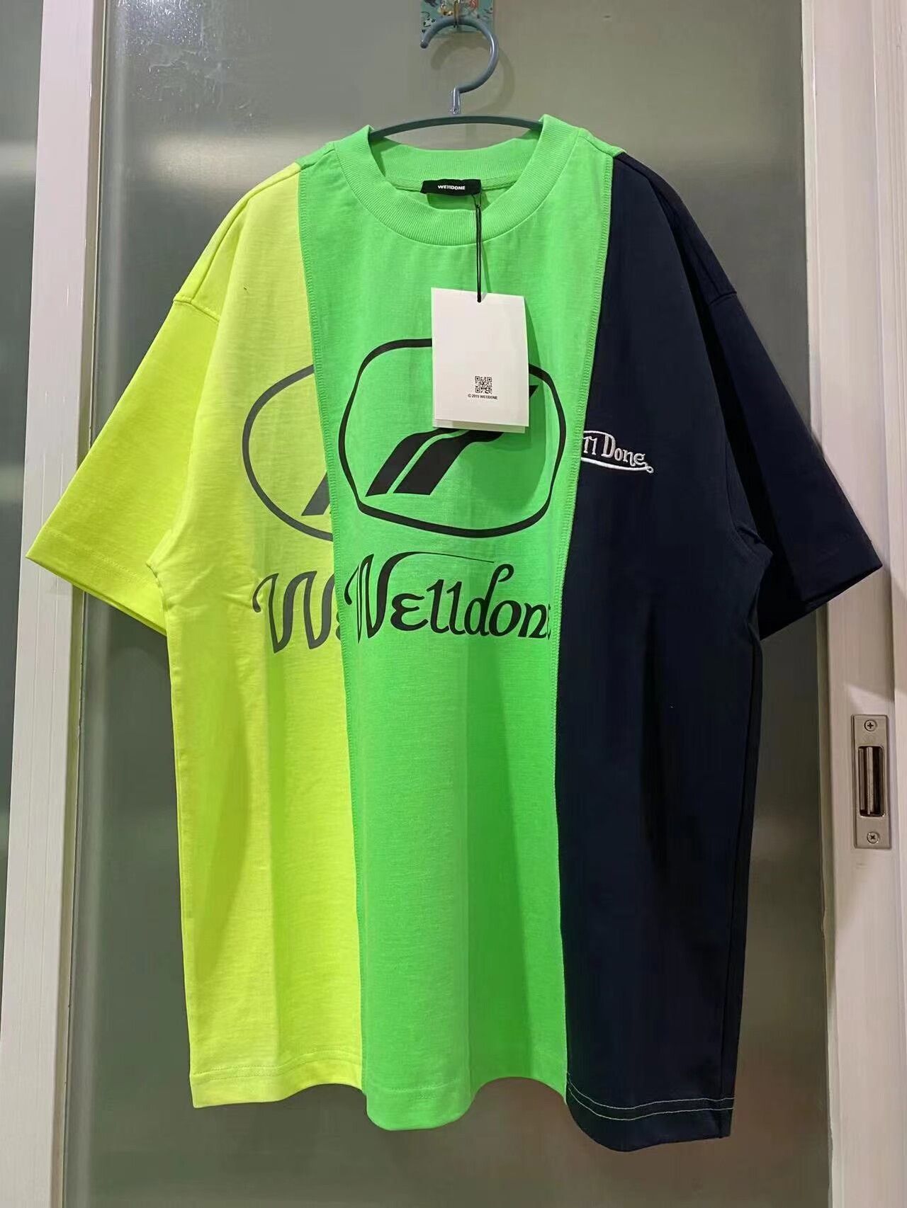 WE11DONE vibrant short sleeve color block t-shirt Size US S / EU 44-46 / 1 - 1 Thumbnail