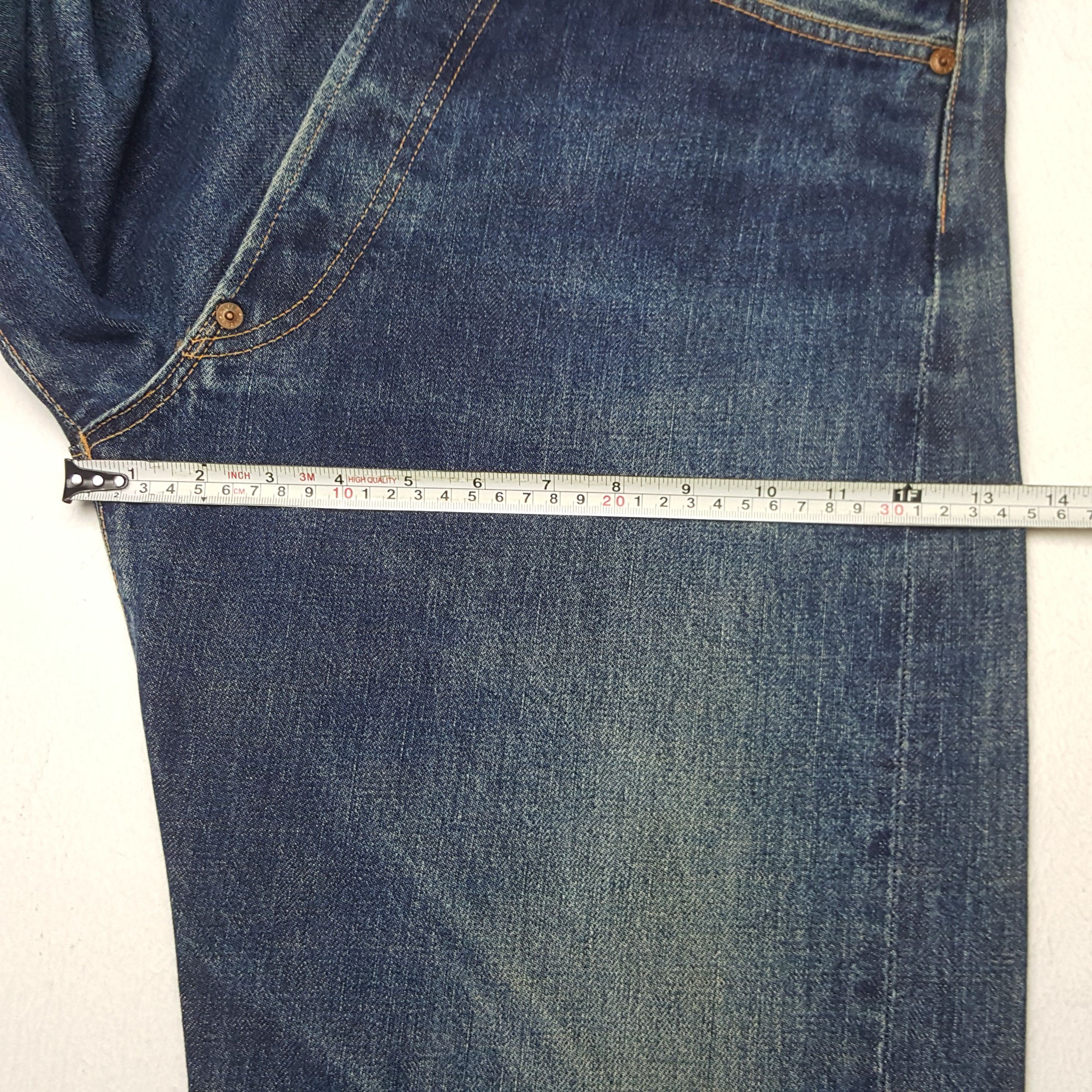 Japanese Brand × Vintage Vintage Evis Japanese Brand Daicock Custom Art Denim Jeans Size US 30 / EU 46 - 11 Thumbnail