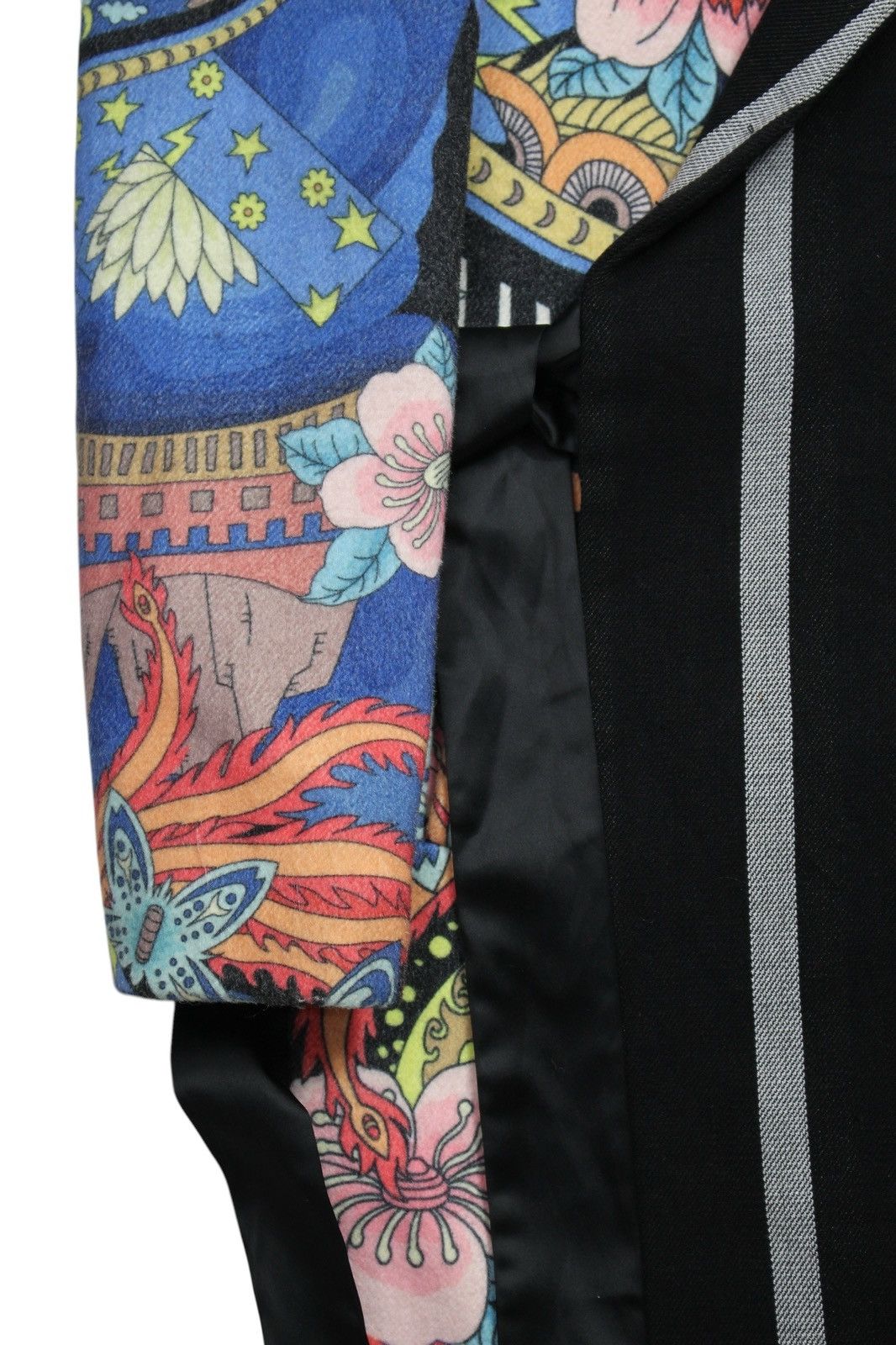 Japanese Brand DRAGON & FLOWER STRIPED LONG COAT Size S / US 4 / IT 40 - 7 Thumbnail