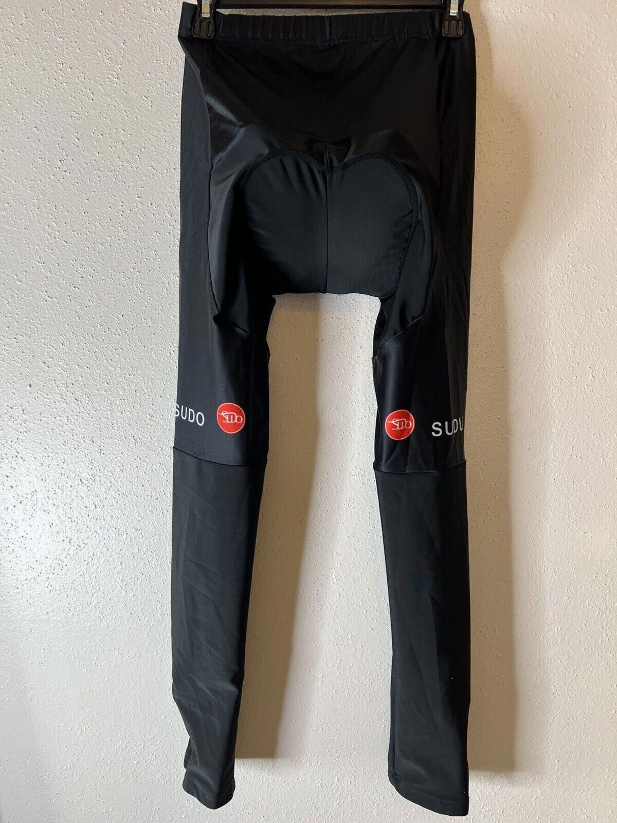 Designer Sudu Sudu Cycling Pants Large Black Size ONE SIZE - 1 Thumbnail