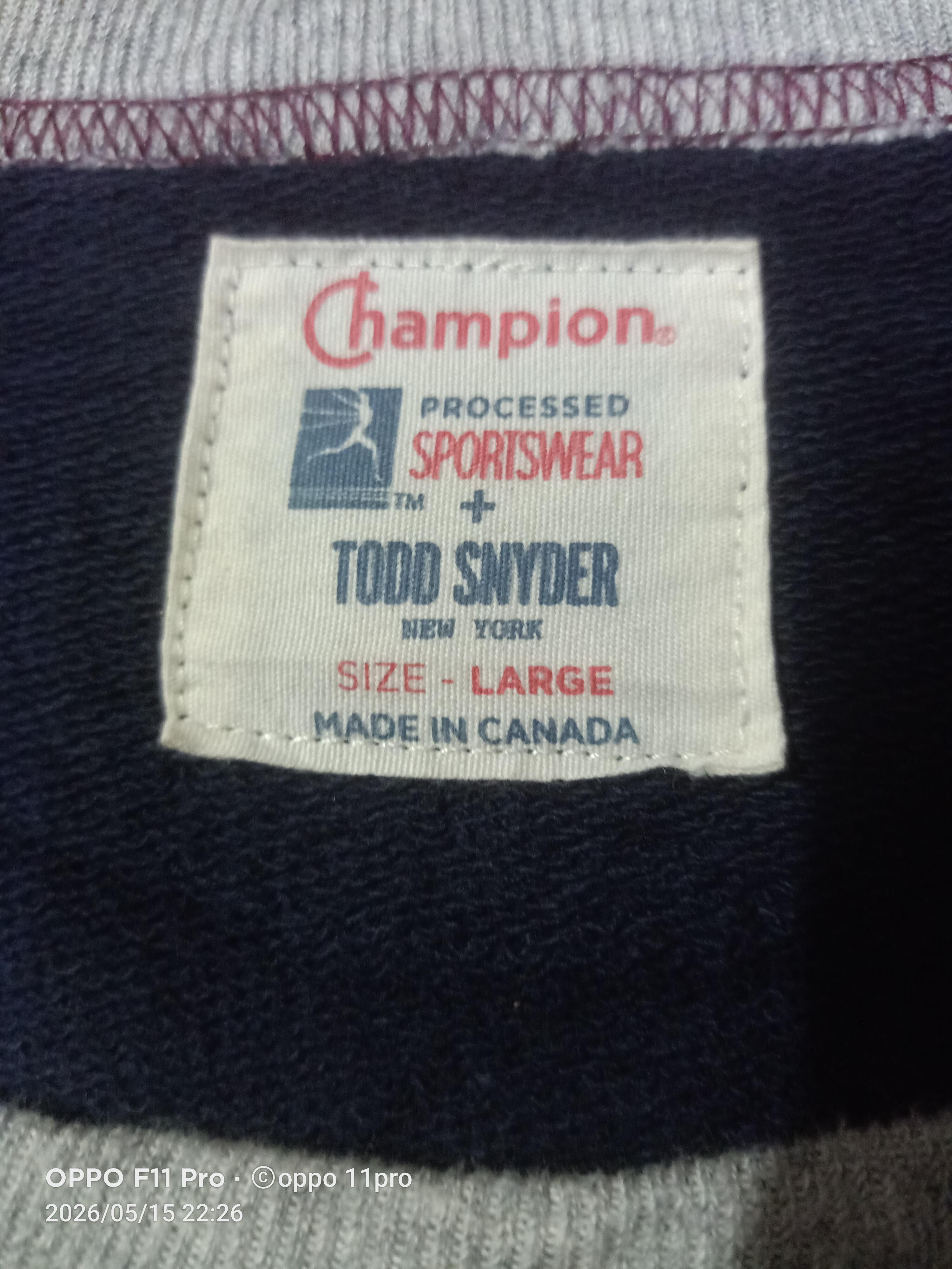 Champion × Todd Snyder Y2k Sweashirt Champion X Todd Snyder Bronx Men Size US L / EU 52-54 / 3 - 4 Thumbnail