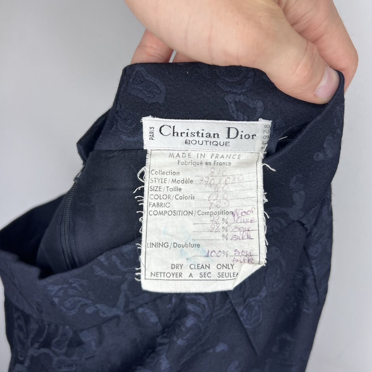 Christian Dior Monsieur Vintage Very Rare 90’s Jump Suit Christian Dior Top + Skirt Size M / US 6-8 / IT 42-44 - 16 Thumbnail
