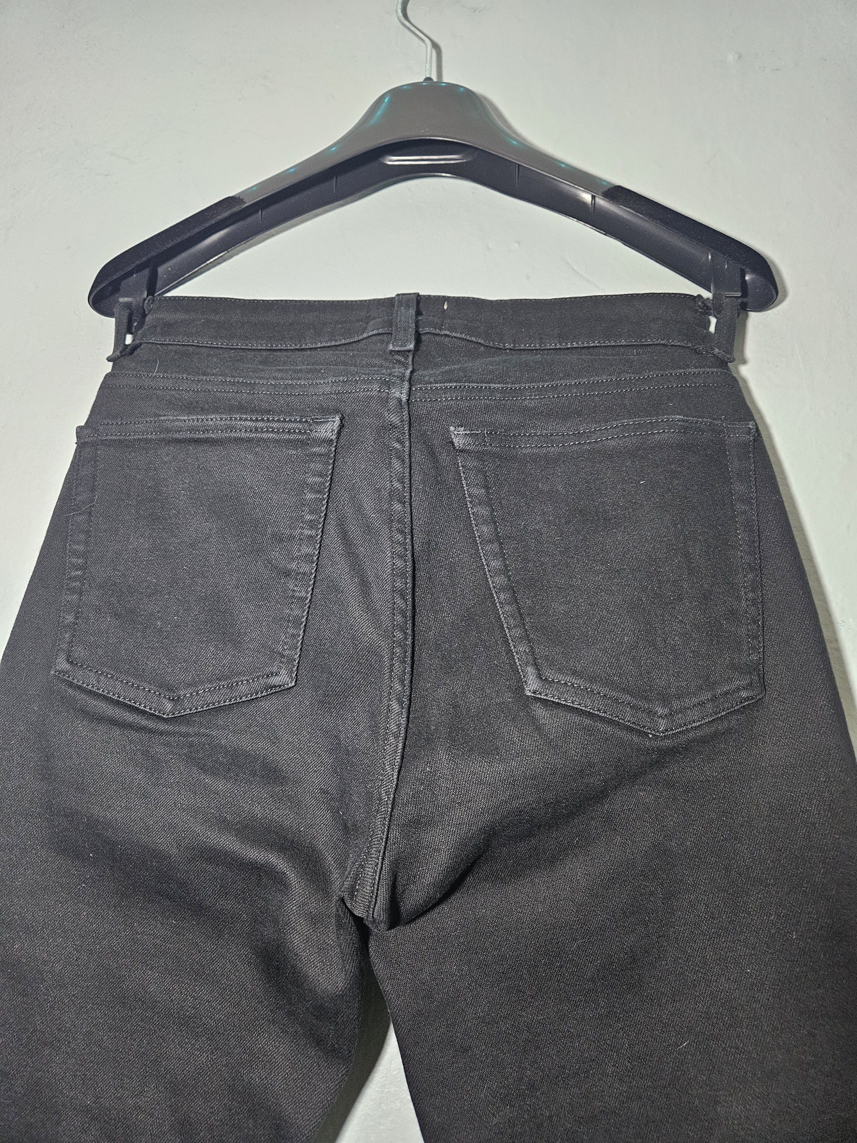 Acne Studios Patti Stay Blk Slim Fit Black Denim Jeans Size US 26 / EU 42 - 5 Thumbnail