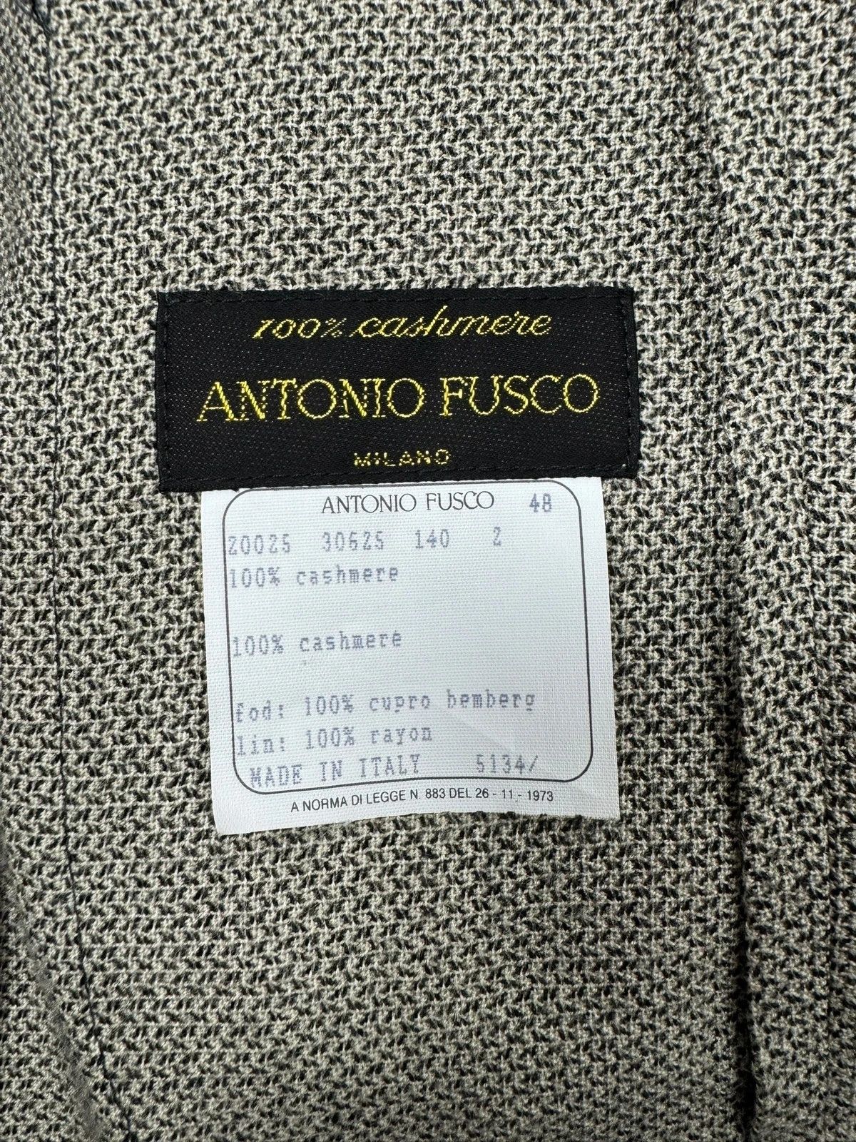 Other Antonio Fusco Milano 100% Cashmere Jacket Button Up size 48 Size XL / US 12-14 / IT 48-50 - 11 Thumbnail