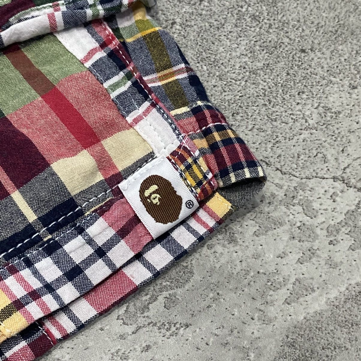 Bape Bape Patchwork Shorts Cargo Multi Color Size US 35 - 5 Thumbnail
